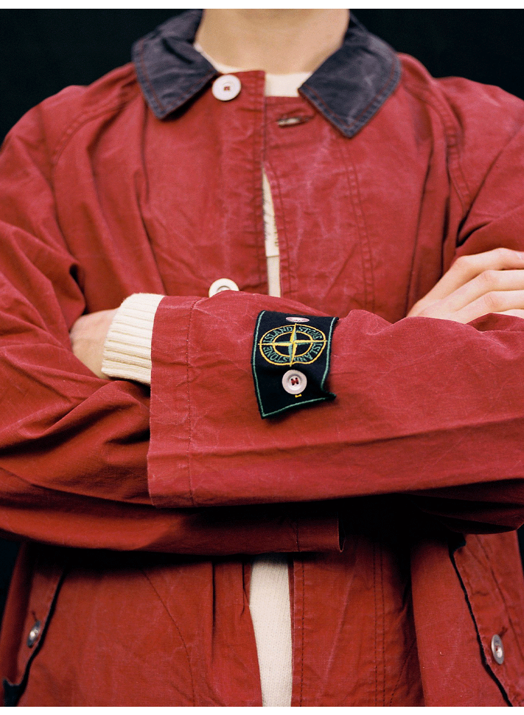 Handstitched Badge, Too Hot, 2019