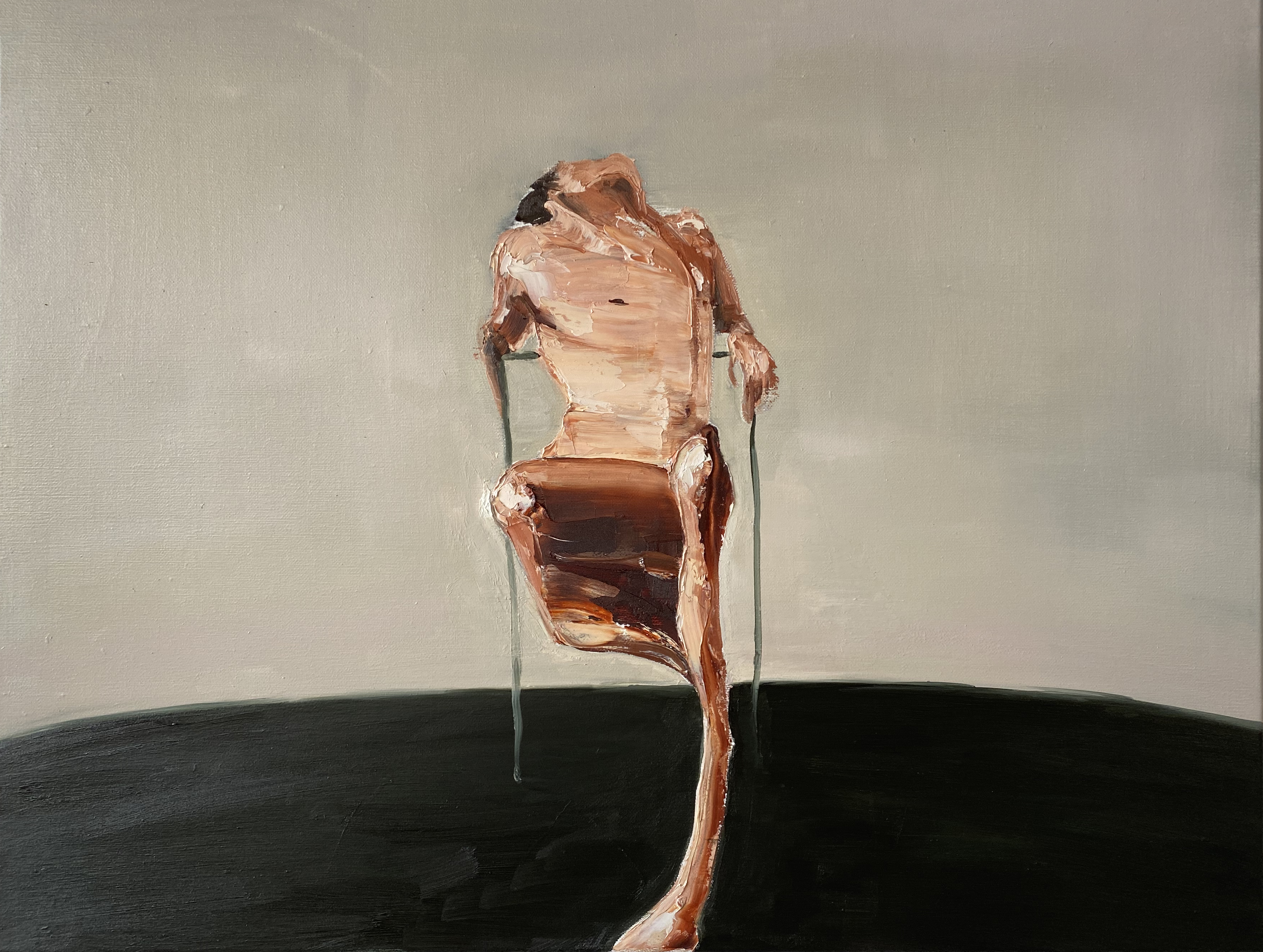 01. Nude on chair,2022 [24 x 30’ inches]