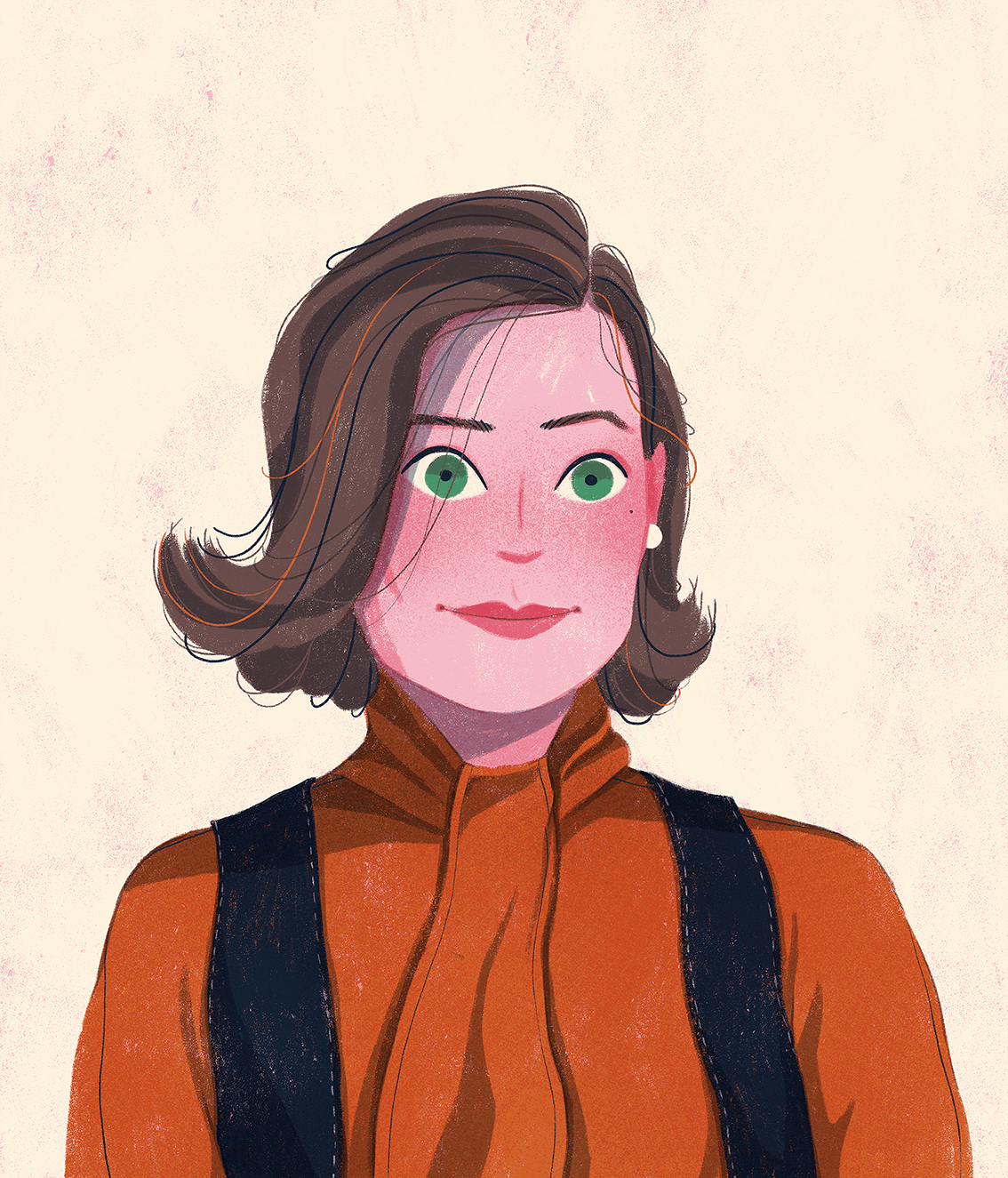 Portrait of Peggy Olson from the tv show Mad Men