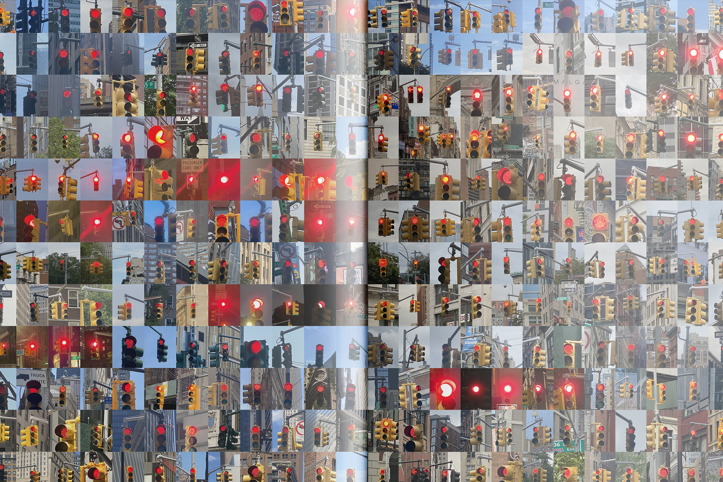 NYC traffic lights Garagisme Cecilia Azcarate