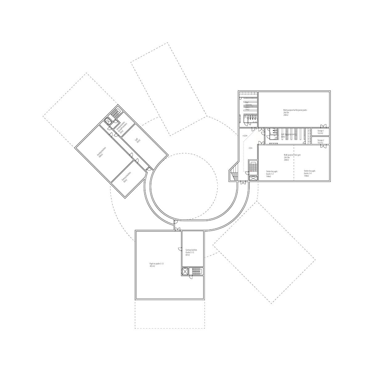 Multipurpose shelter plan
