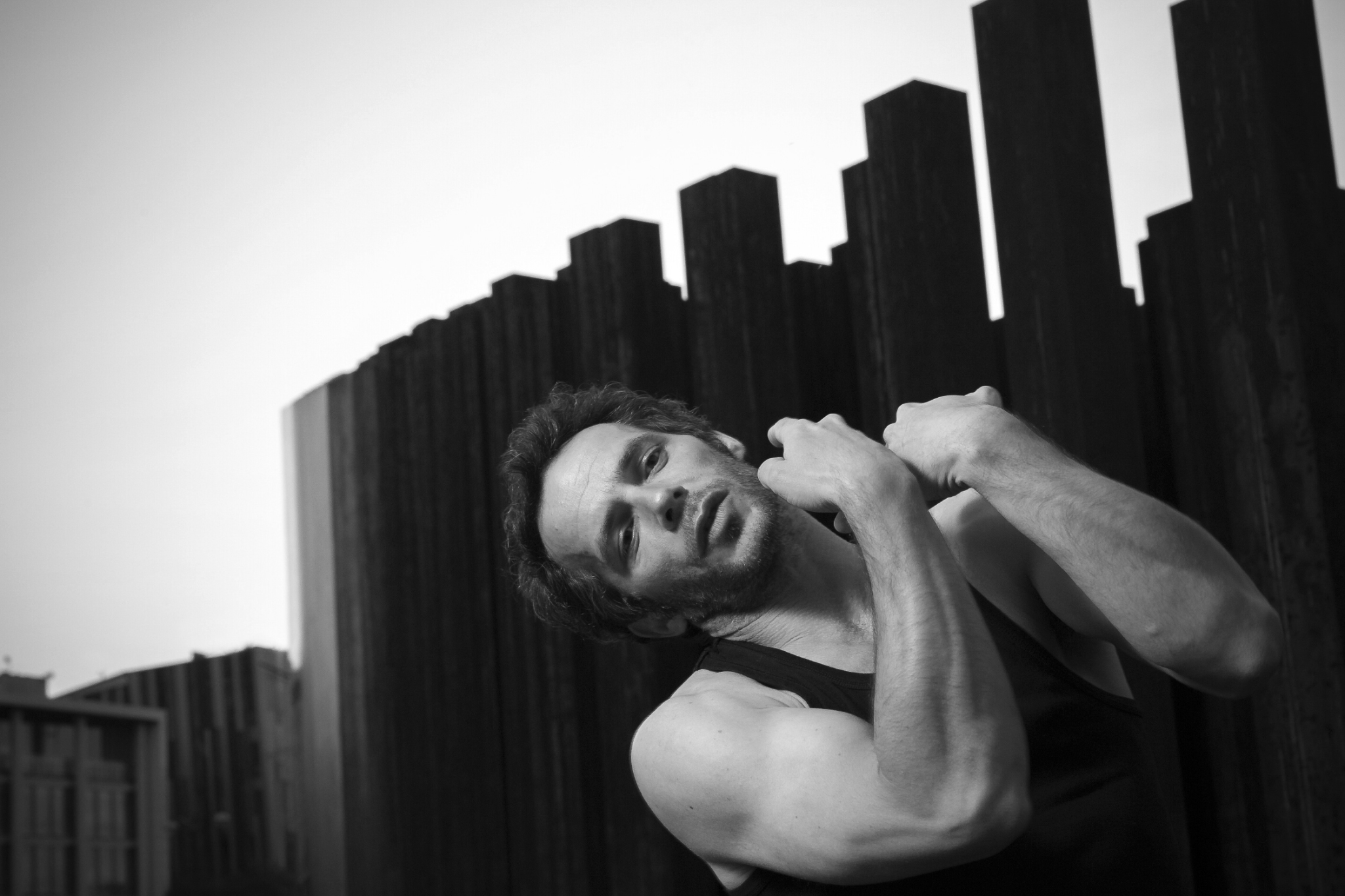 Professzionális portré fotózás táncosról mozgásban