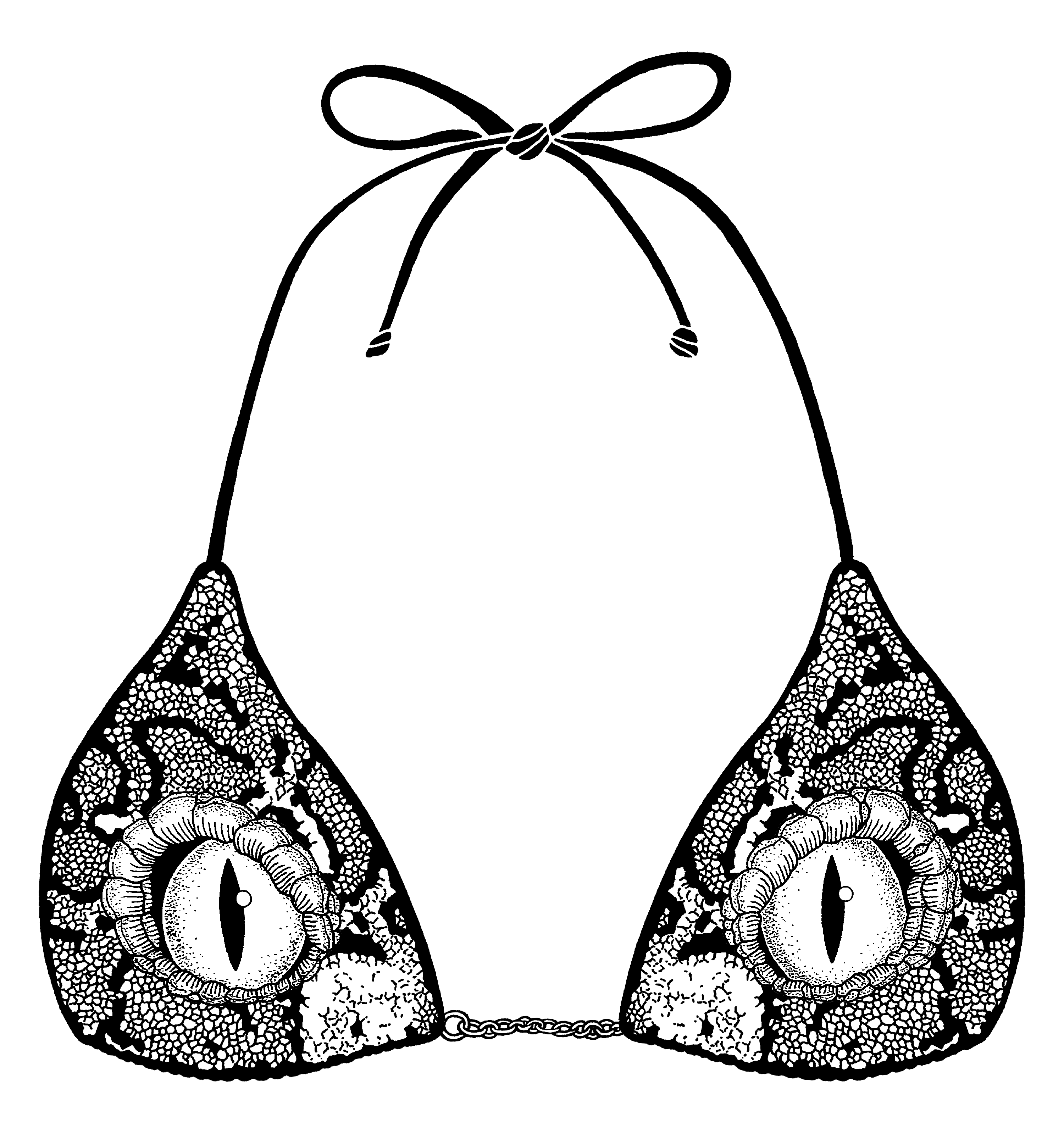 Bikini with Snake eyes