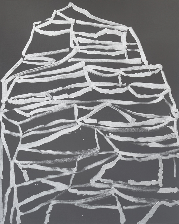 Mount Analogue #8, 2018, acrylic on canvas, 60 x 48 in