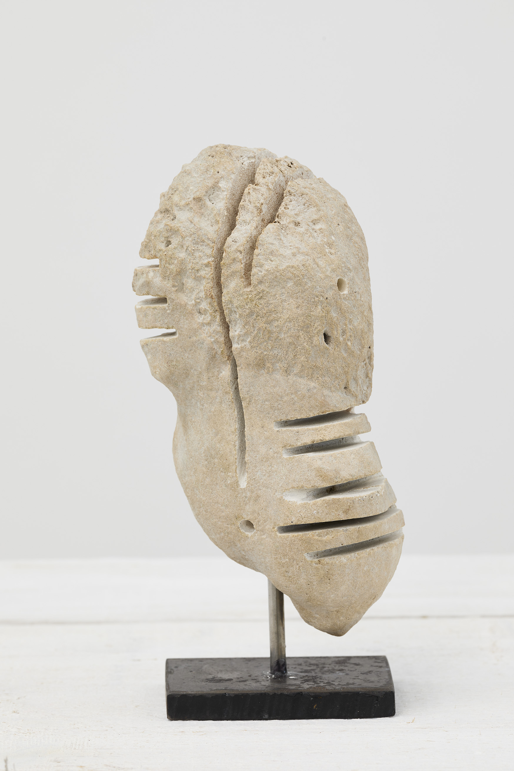 Nicolas BourthoumieuxVenus (11 cuts), 2023stone, steel21 x 7,5 x 13 cm ︎︎︎Inquire