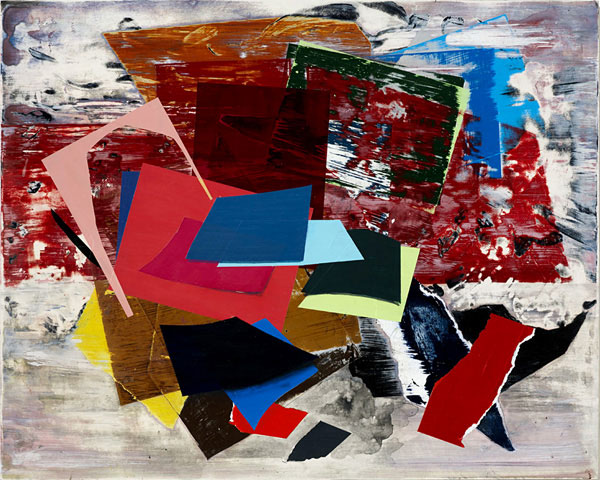 Untitled, acrylic on board 18x24", 46x61cm 2008