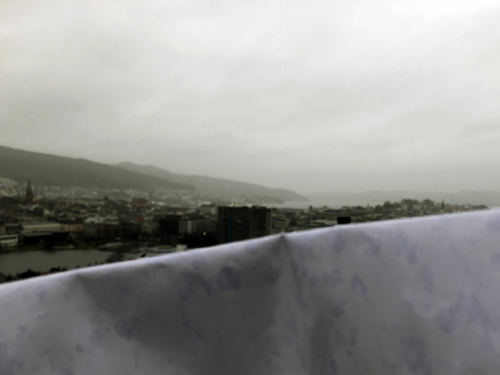 First attempt with single piece of folded paper