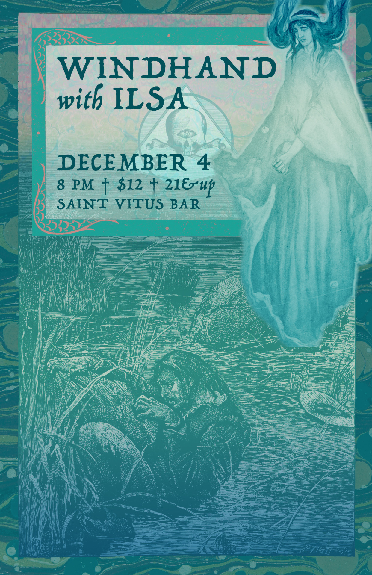 Digital collage: images sourced from the public domain.