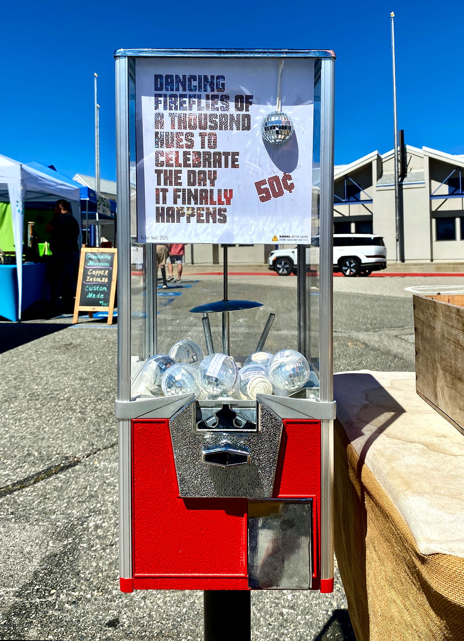 Fourth installation at the Rim of the World High School Farmers Market, Lake Arrowhead, CA