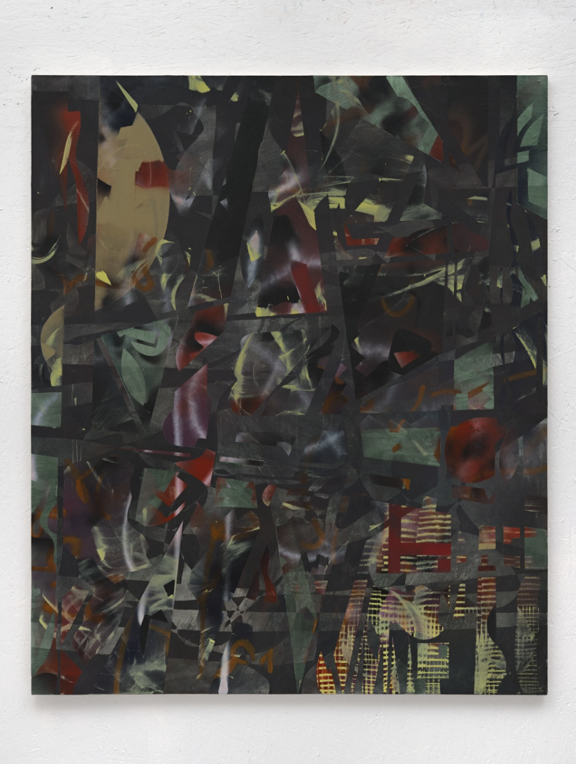 Jack Mernin, Castor, 2019, acrylic on canvas, 72 x 60 in / 183 x 152.4 cm