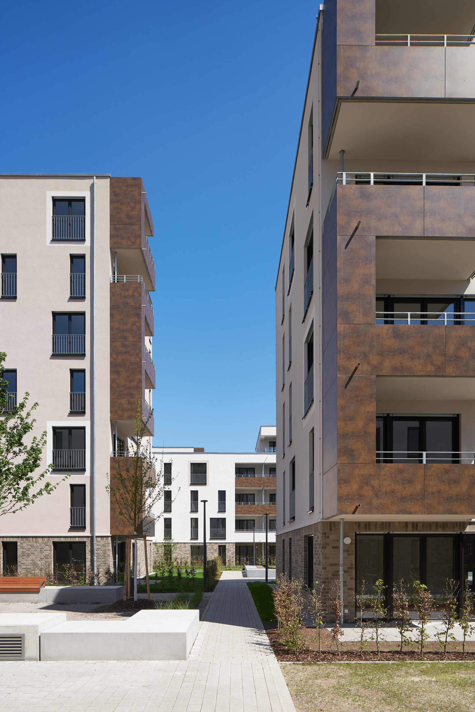 Wohnanlage Forstraße Rintheim. Kunde: Ackermann + Raff / Volkswohnung GmbH.