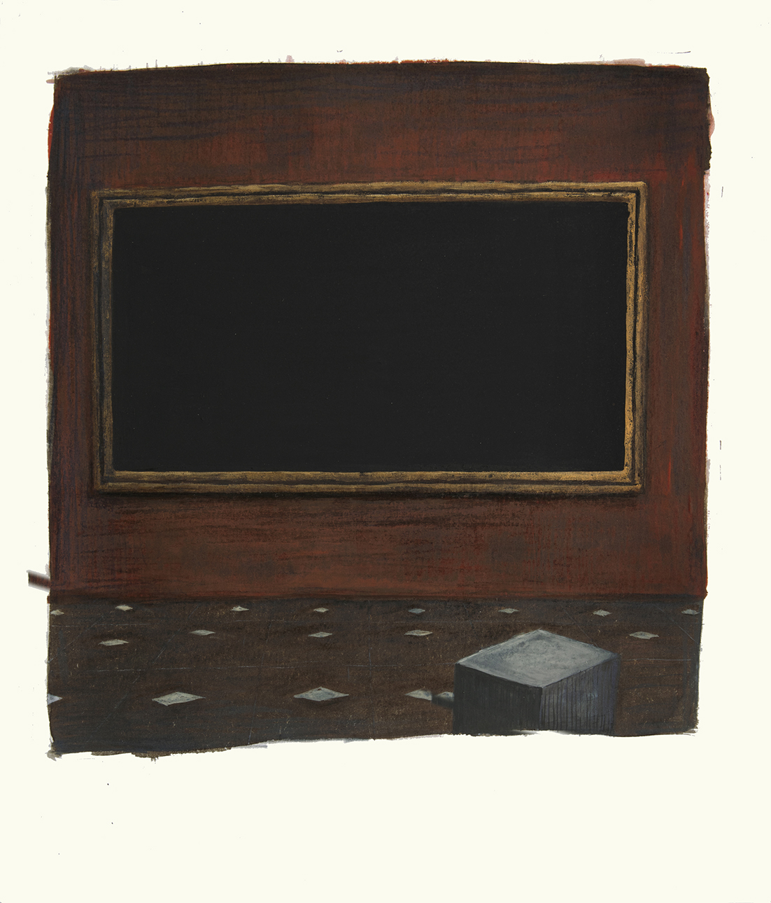 Corinne Mercadier Le Voyage intérieur #23, 2020-2022 Chapitre 1 La chambre de Mercure Encre, gouache et crayon de couleur sur papier Lavis Vinci 31 x 26,5 cm Courtesy de l'artiste et Galerie Binome