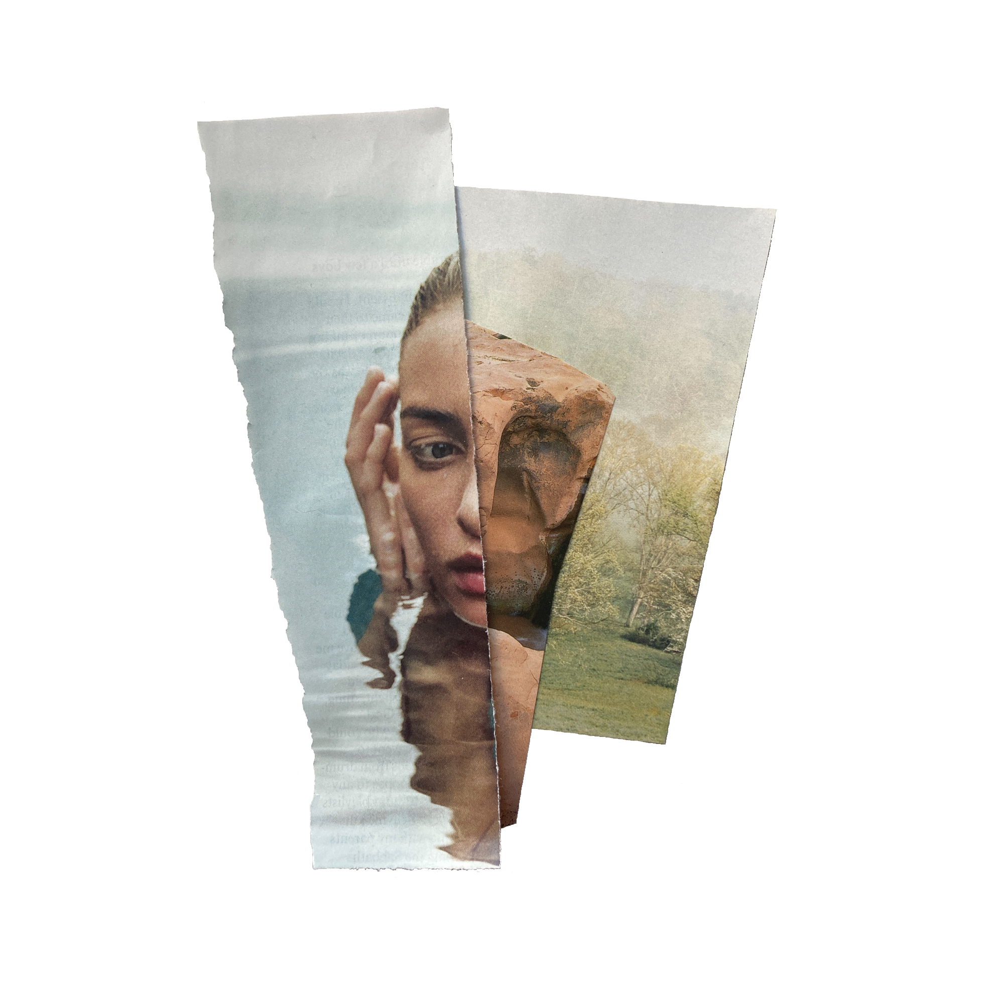 Thin skinhandcut collage, 2021