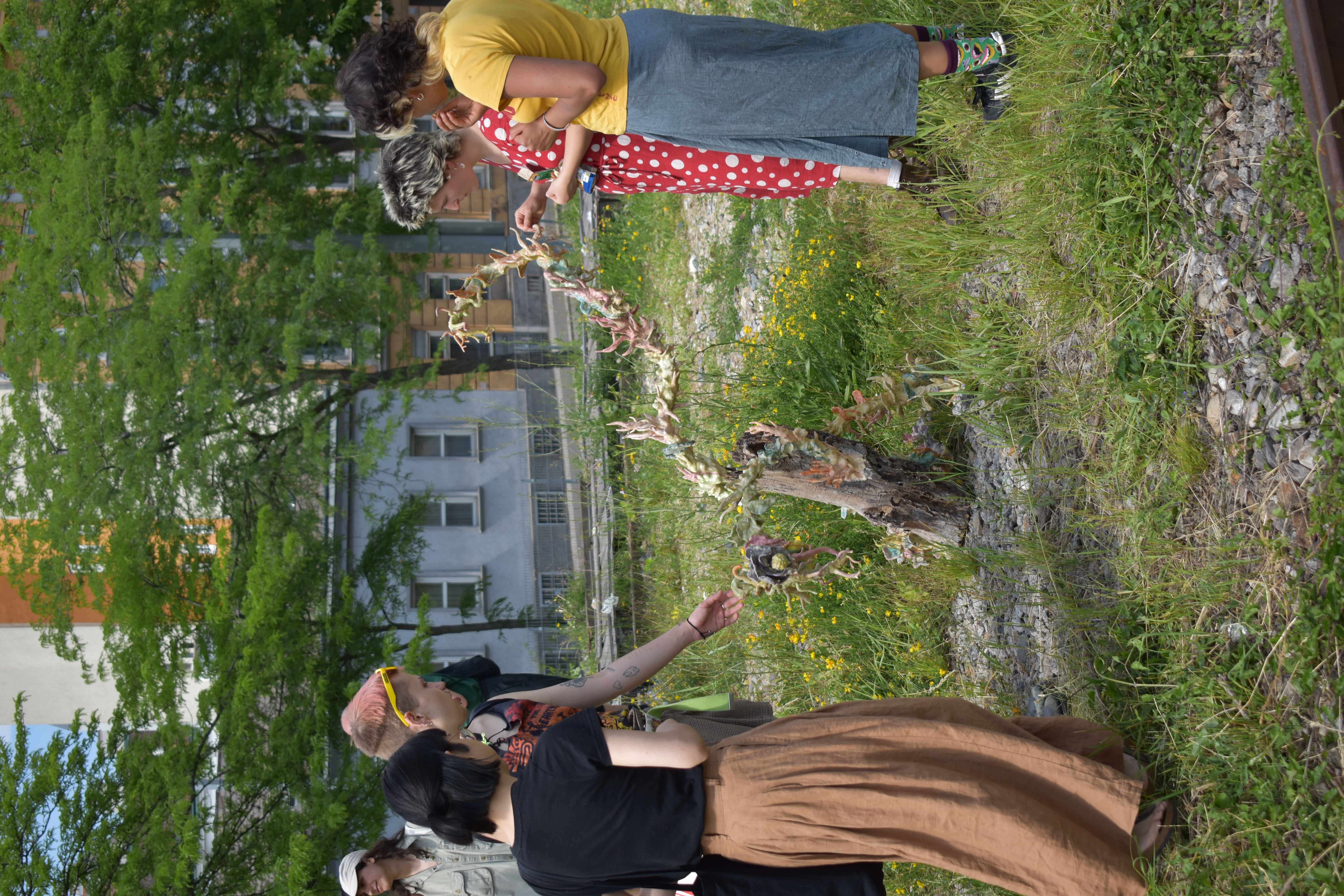 Presentation behind Westbahnhof in Vienna, 2022