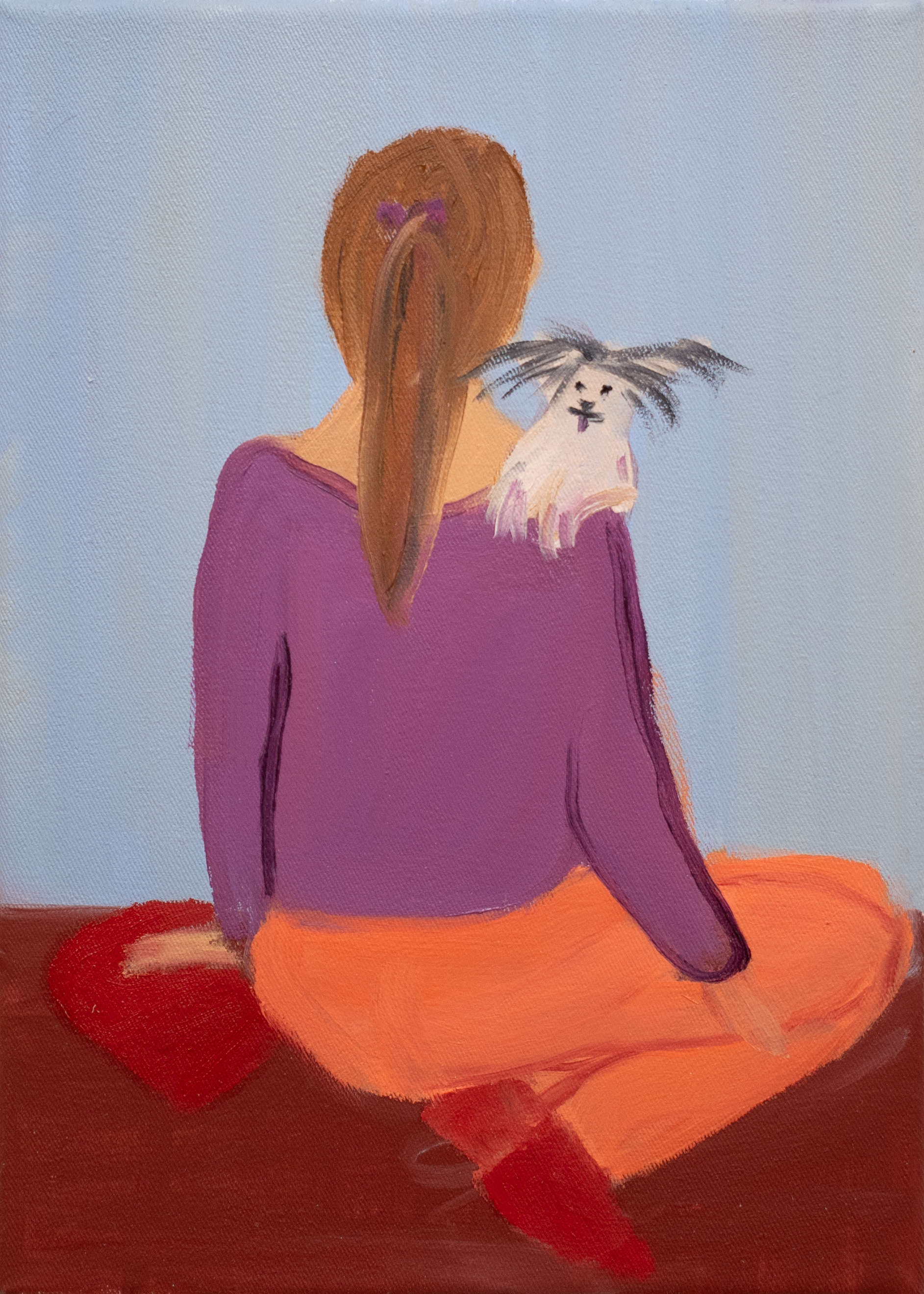 Very mindful, very demure, Oil on Canvas, 27 x 19 cm, 2025