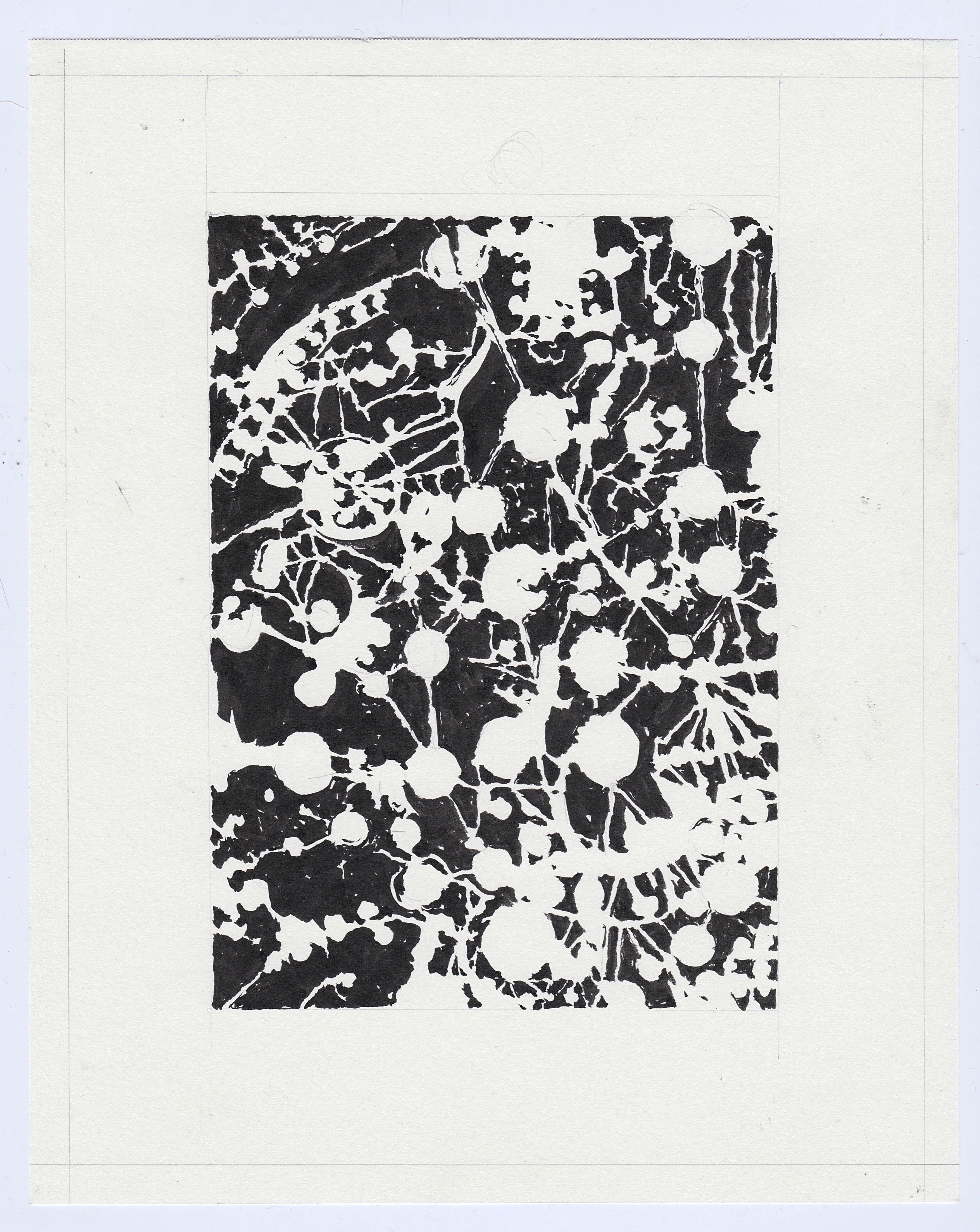 untitled, ink on paper, 10" x 8", 2021