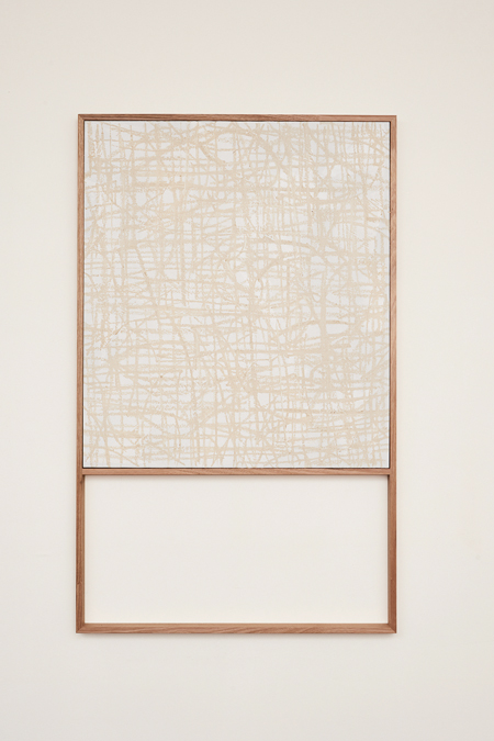  BLIND REPETITION #2Acrylic paint, oil pastel on stretched linen.104 x 170cm2021