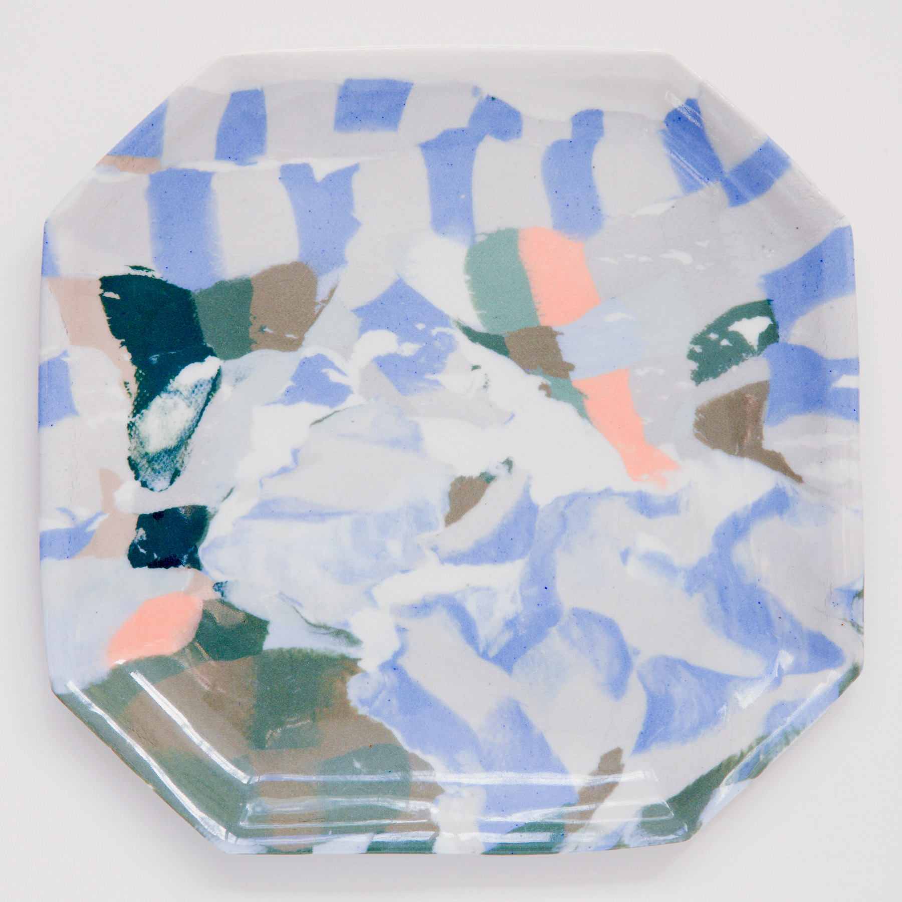 Medium Scrapware Octagonal Plate [120$]