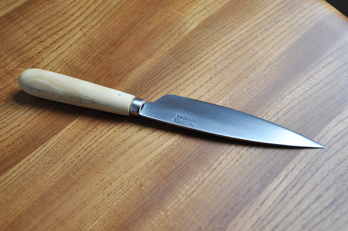 Pallares Solsona - Kitchen Knife 13 cm with Boxwood Handle