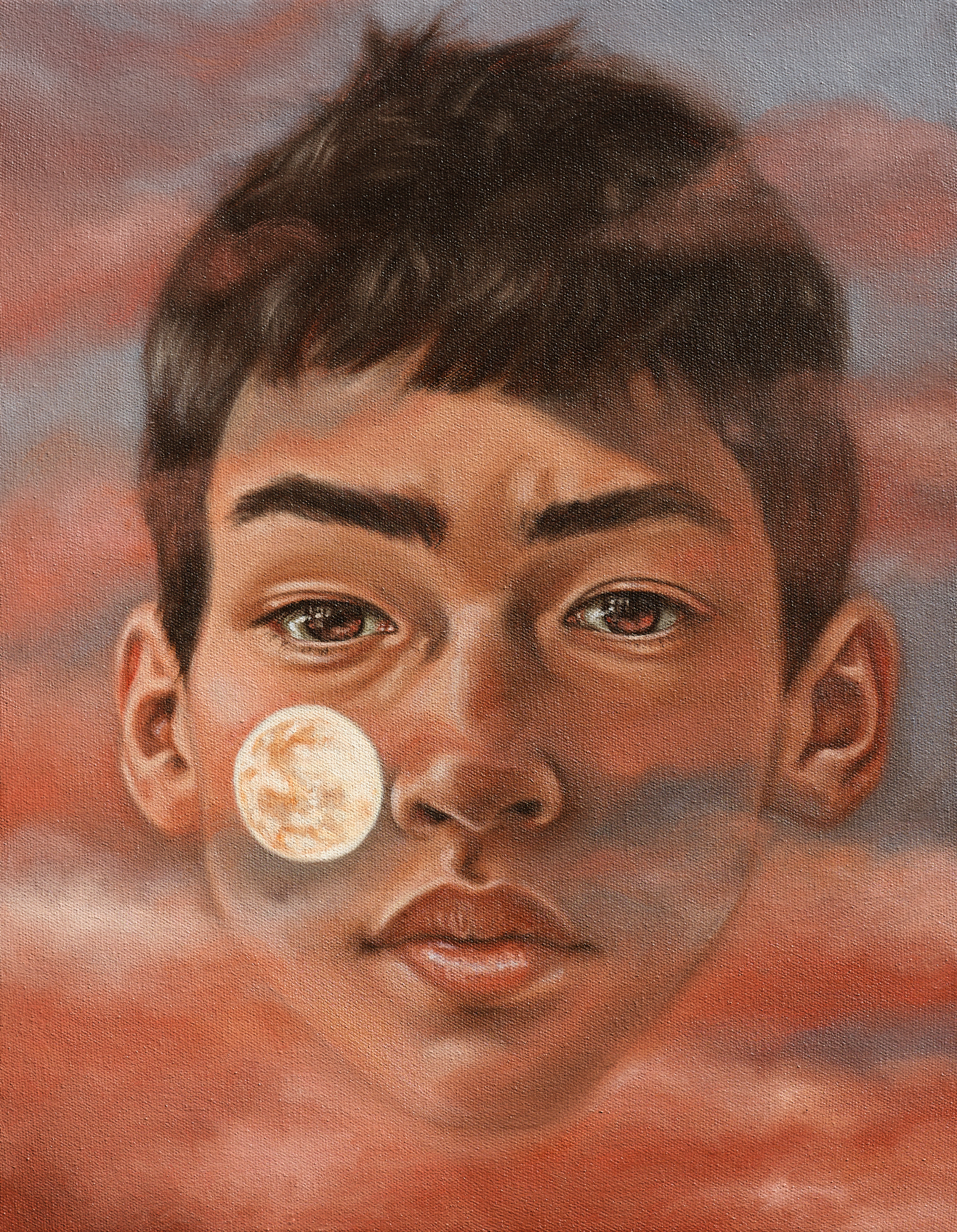 Wrong Way, Oil on Canvas, 455 x 360mm, 2023