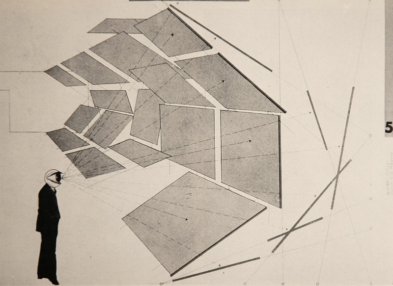 Herbert Bayer, "Diagram of the Field of Vision" , 1930