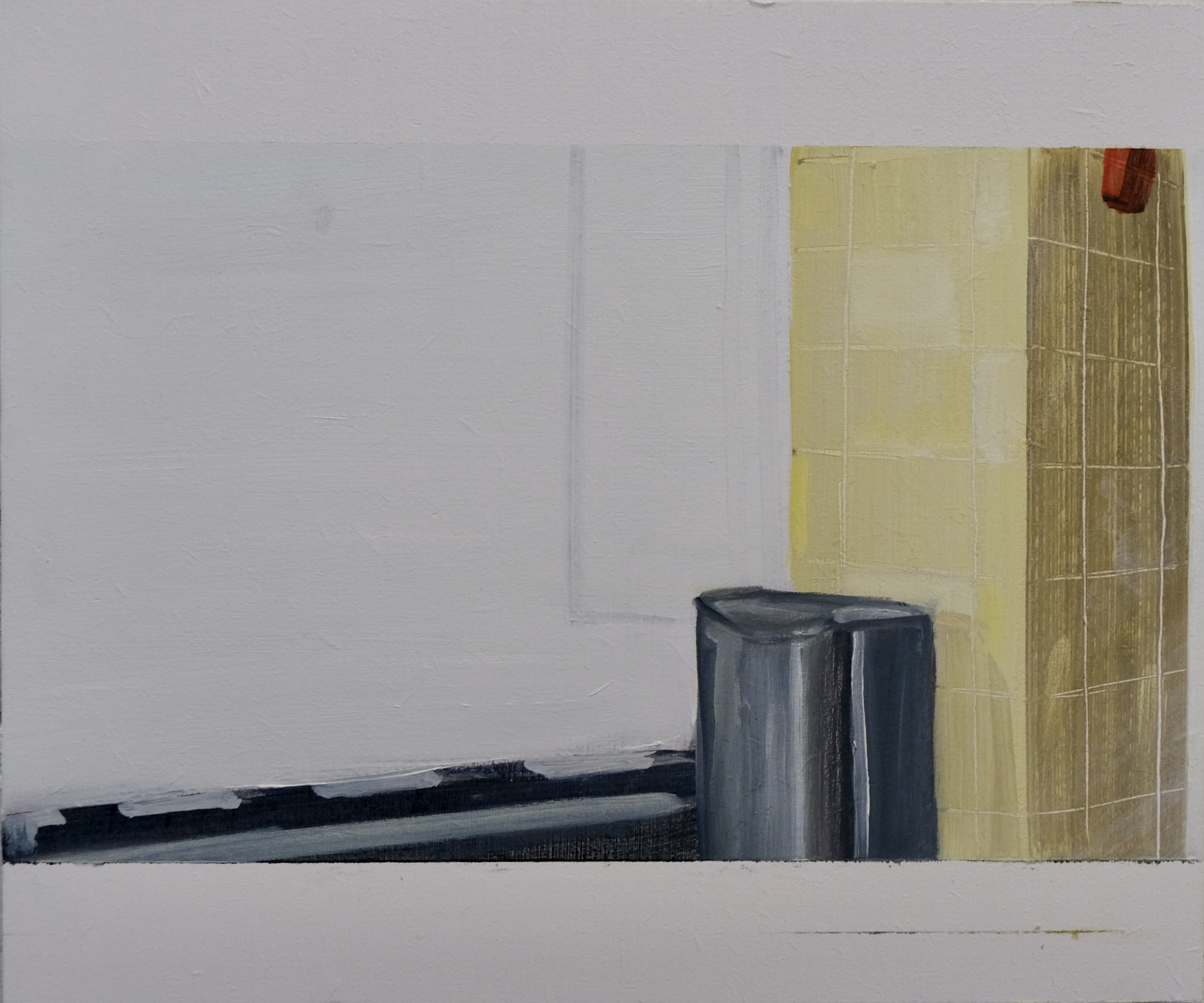 U6-3, Oil on MDF, 25 x 30 cm