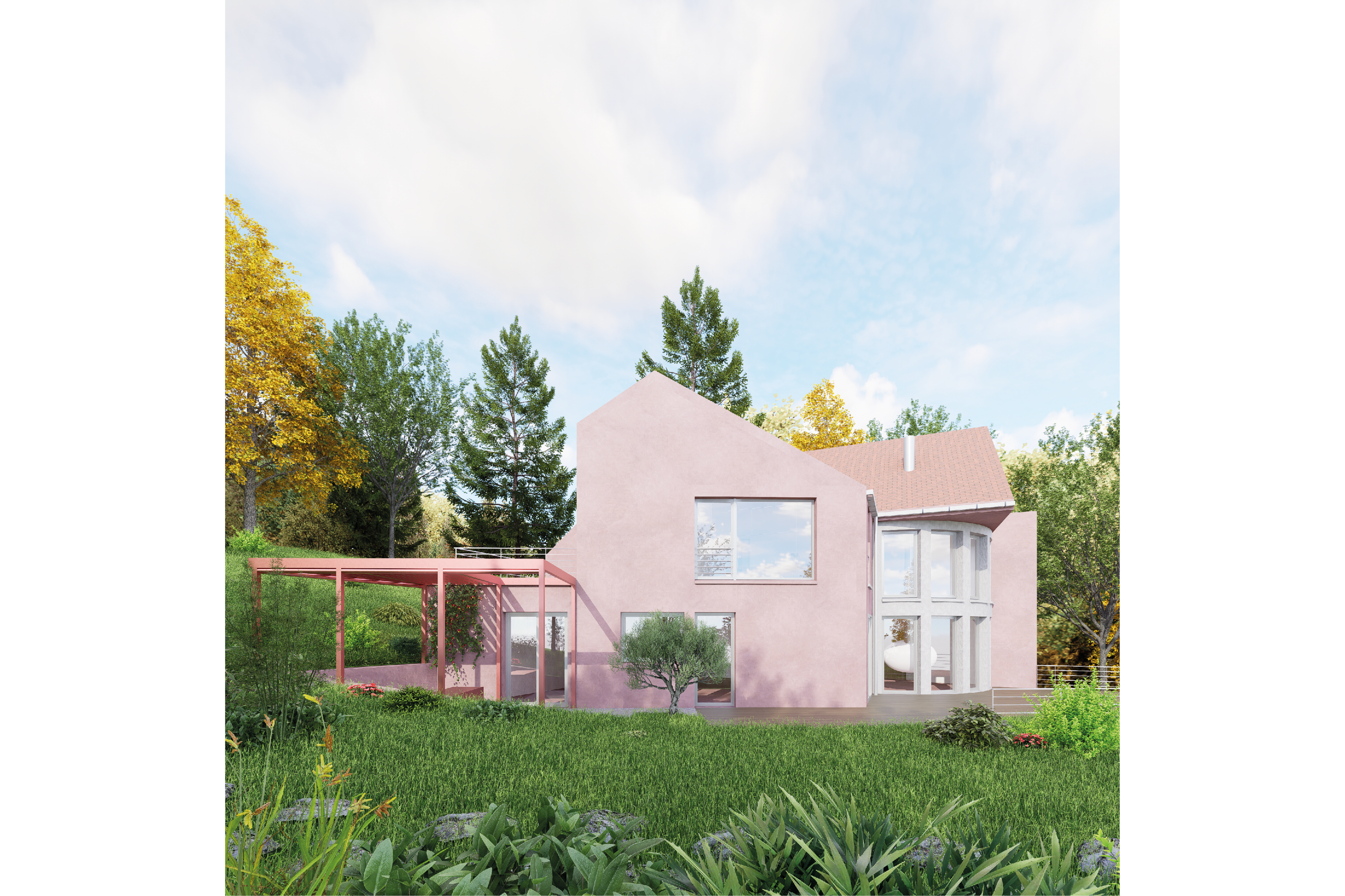 Extension et restructuration d'une maison, Gif-sur-Yvette (91) 