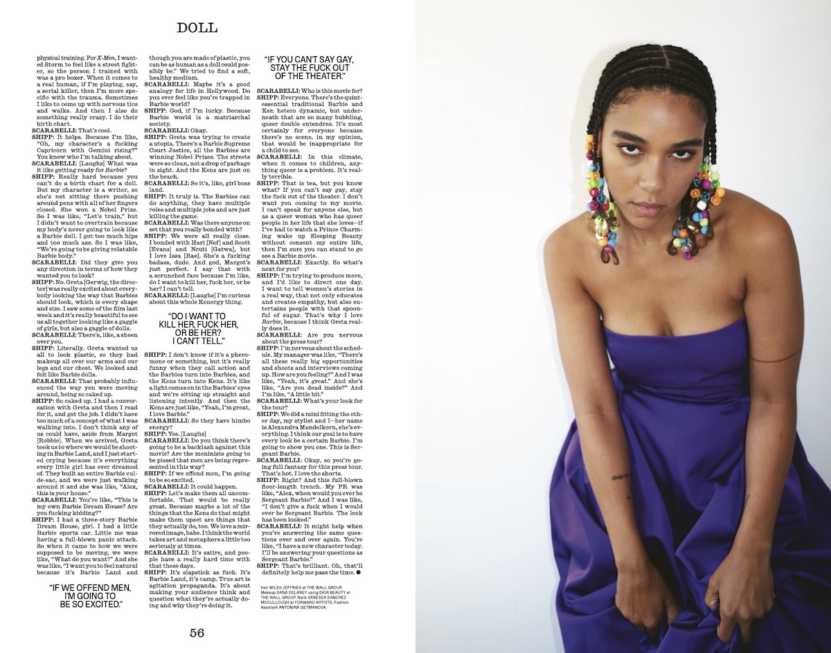 Alexandra Shipp photographed by Morgan Maher for Interview - Institute  Artist