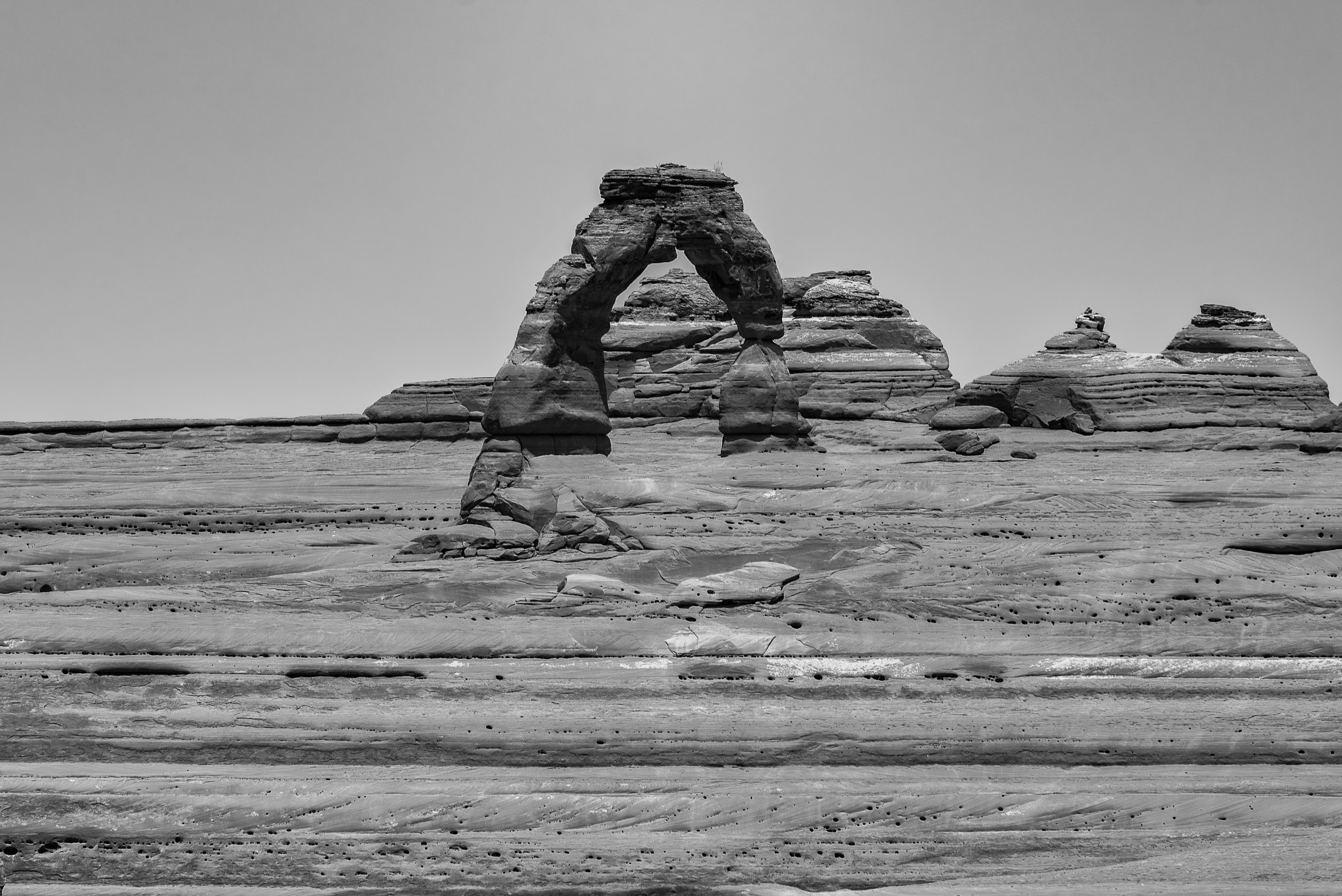 Arches National Park situé dans l' Utah (Delicate Arch). Le parc a vu Indiana Jones, Thelma et Louise ou Star wars.