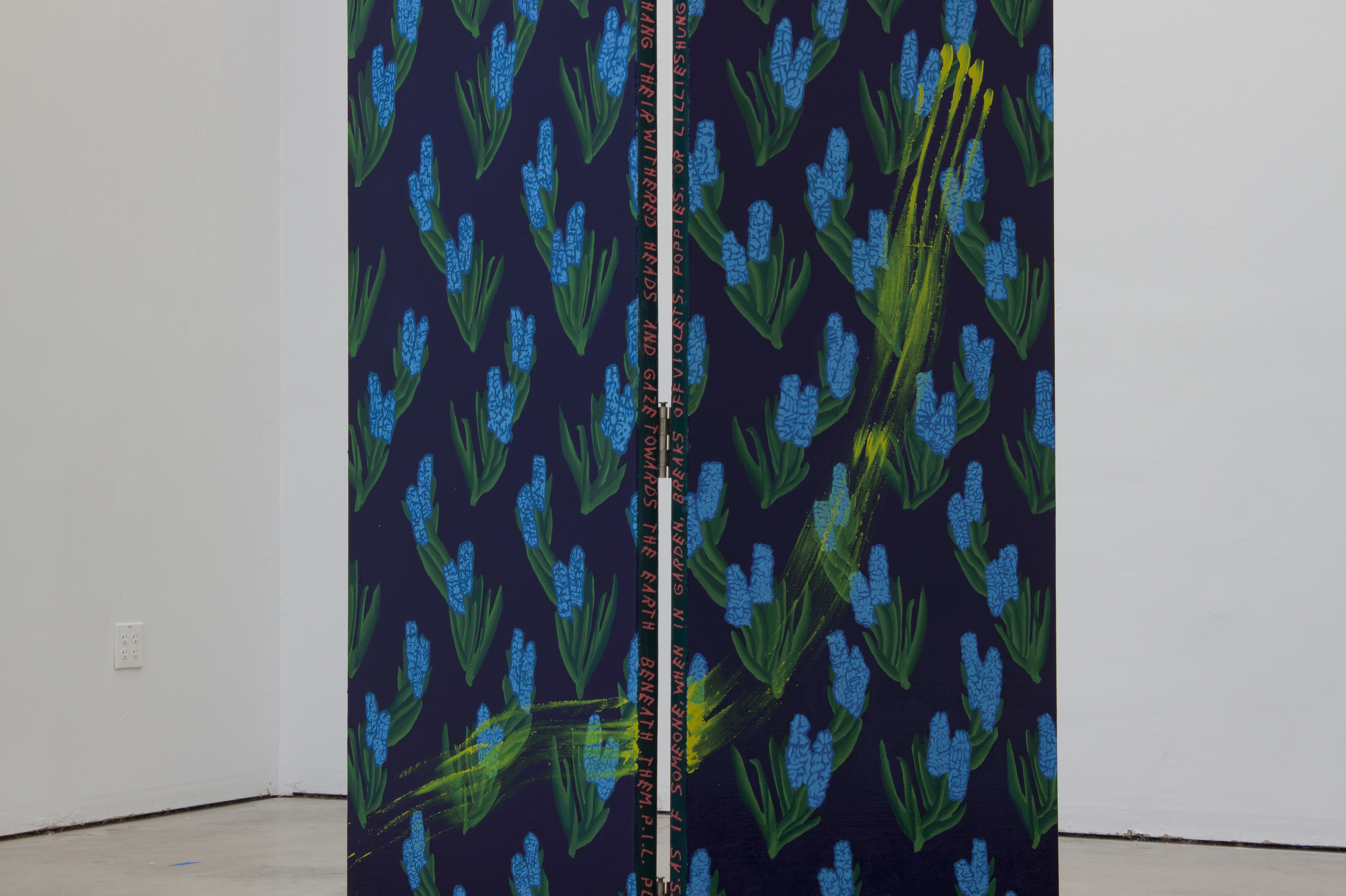 P.I.L.[PLEASURE IN LOSS], 72in x 24in, 72in x 24in [diptych], Oil on canvas, 2021