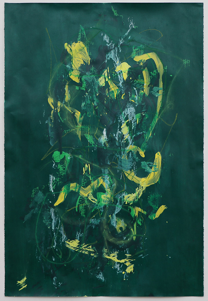 UntitledAcrylic and Pastels on Paper 30x44"