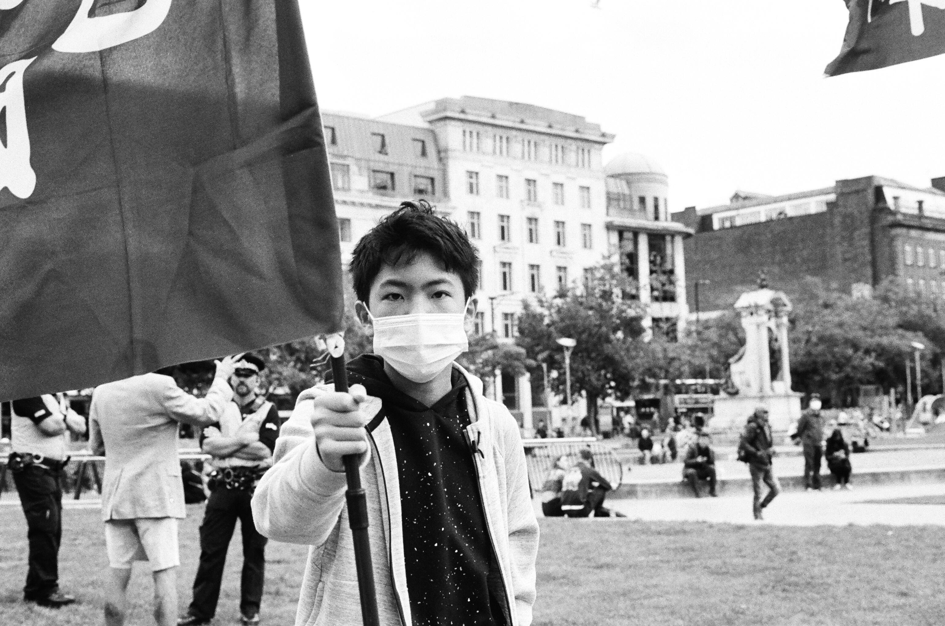 Piccadilly Gardens, Manchester &bull; 2020 &bull; Kodak TriX 400