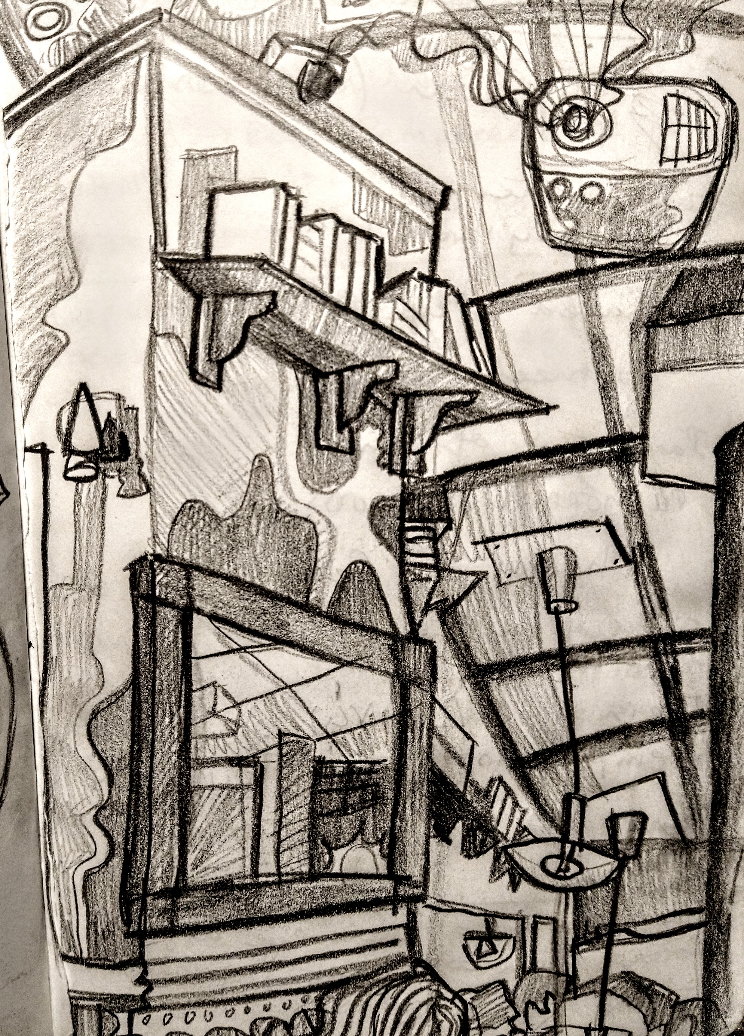 View in the Arlington bar from the booth next to the stone of destiny