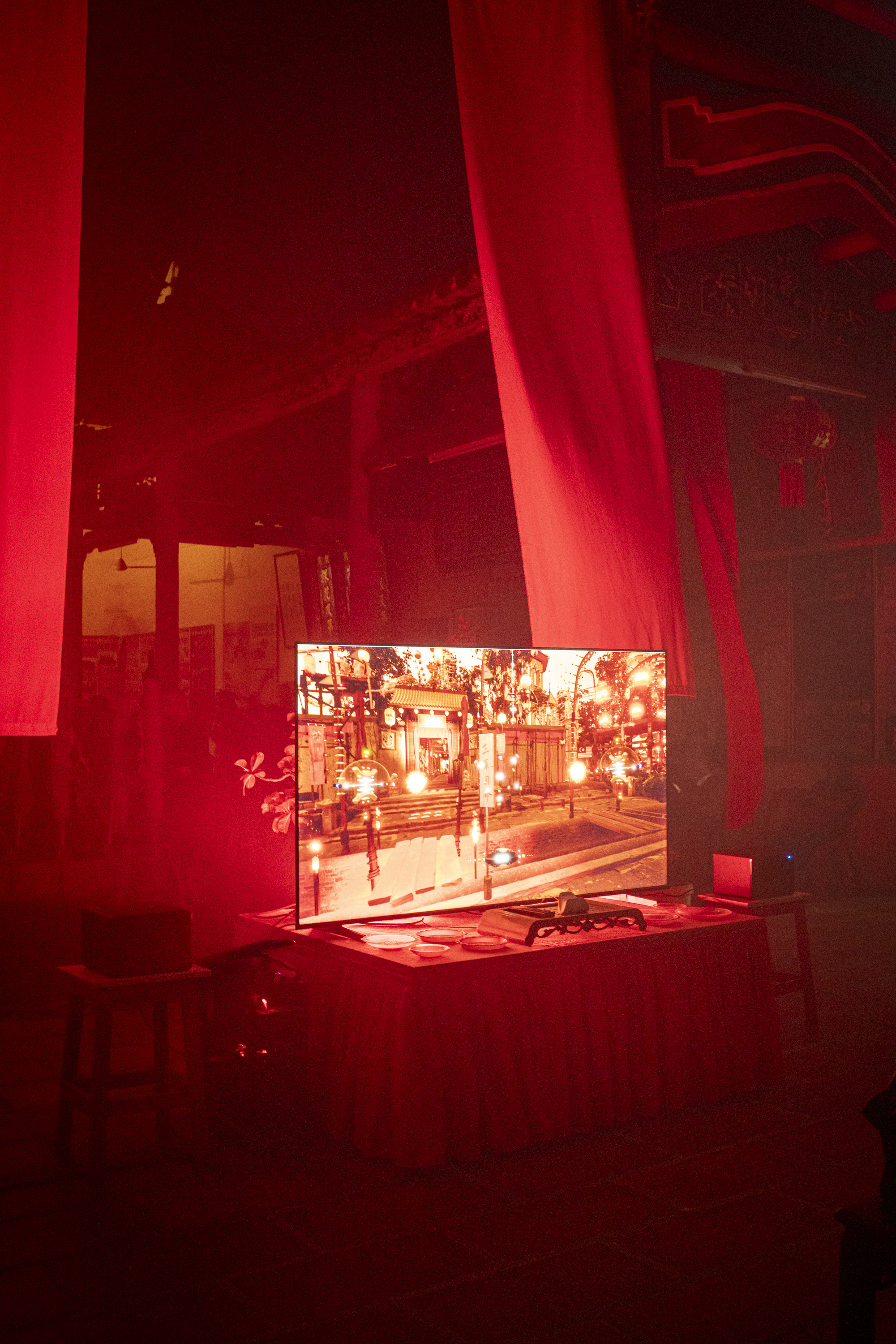 “The City Of Willows” Cultprint, Ng Fook Thong Temple.