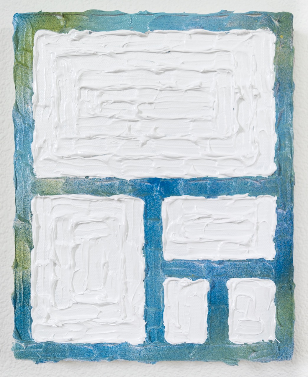 Future Houseplan Acrylic, enamel, canvas 8 x 10 inches 2017