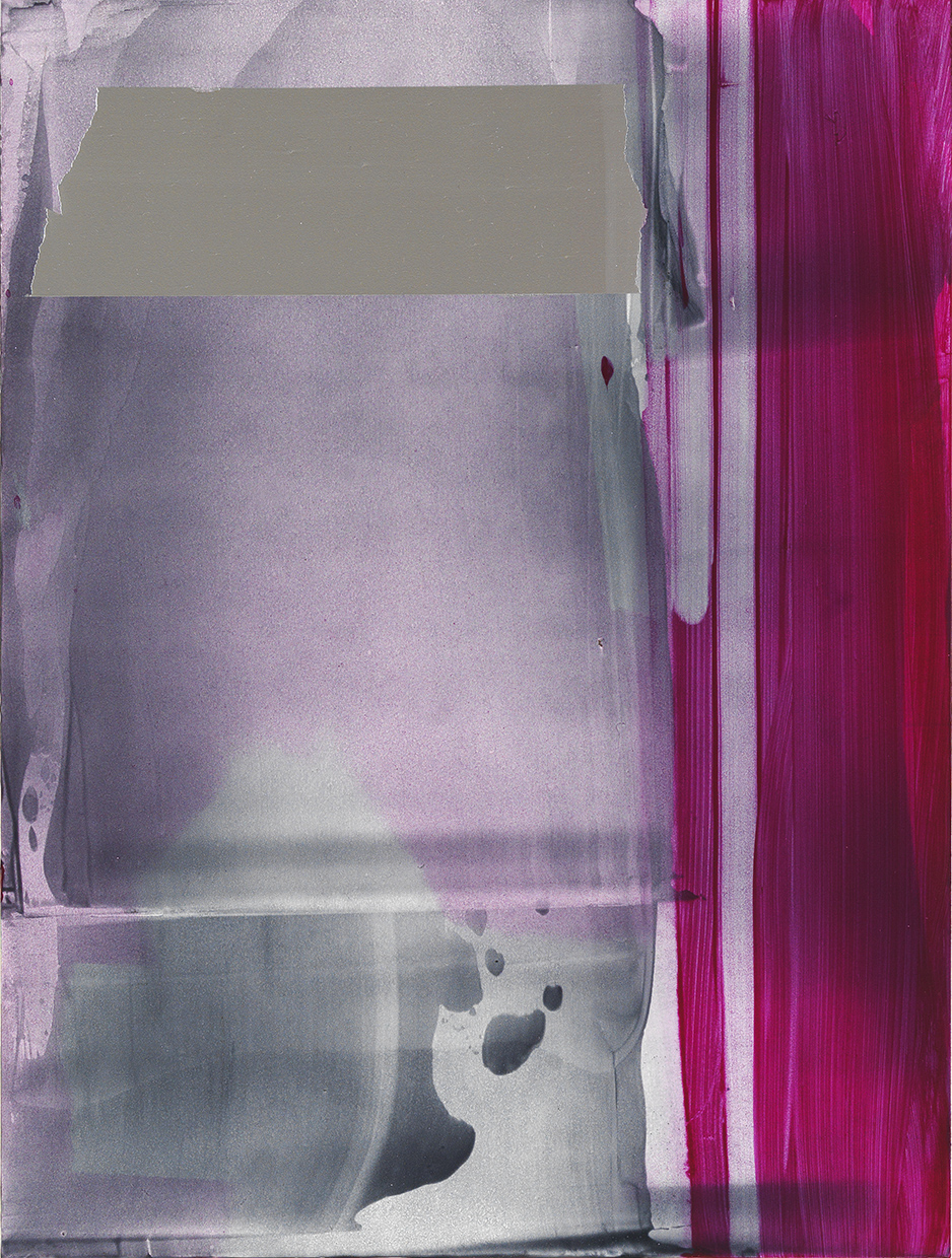 Untitled, acrylic on board, 12" x 9", 31 x 23 cm 