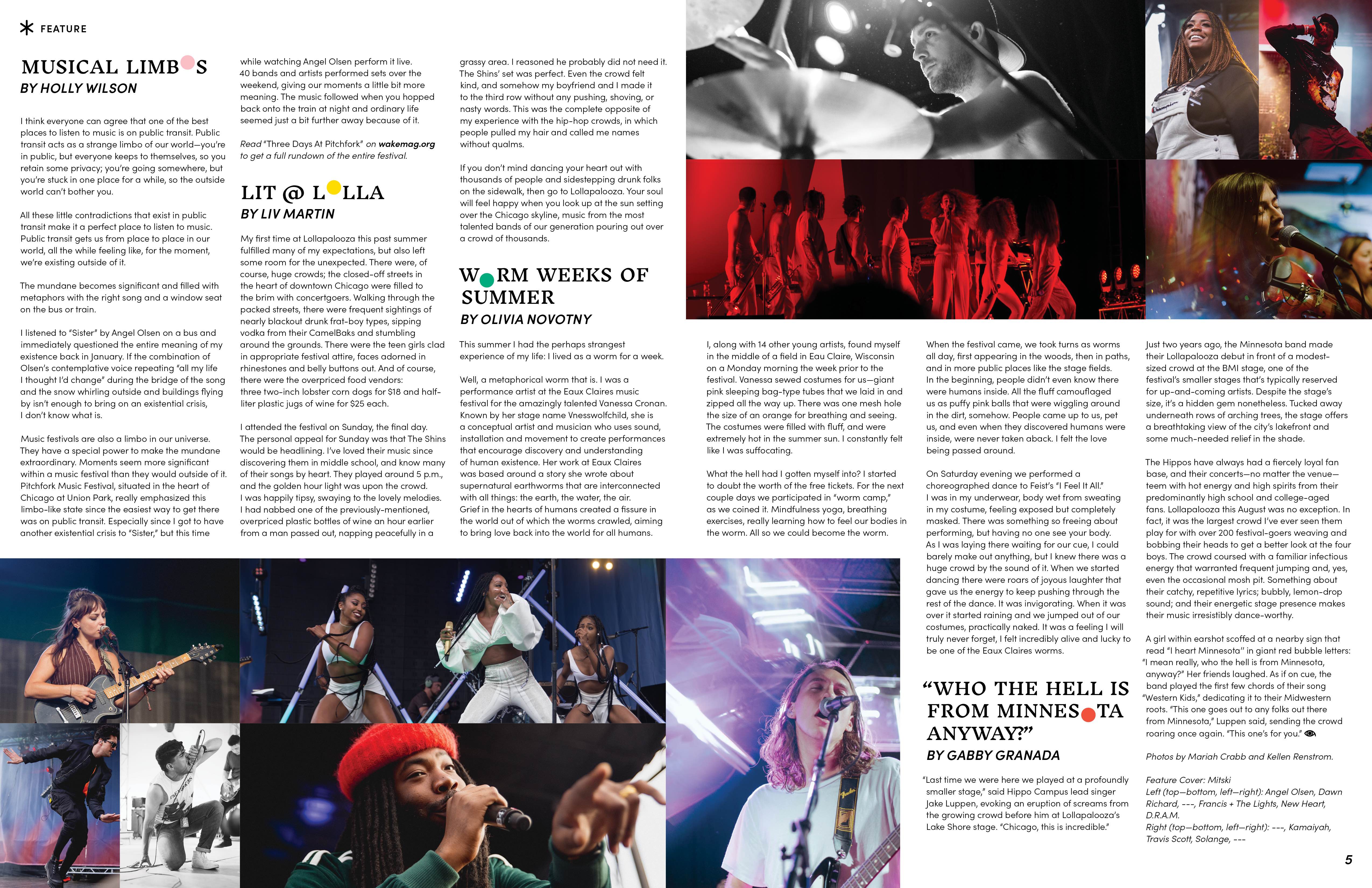 (Wake Magazine) (2015–2018) (V.17 I.1 Feature photo and design)