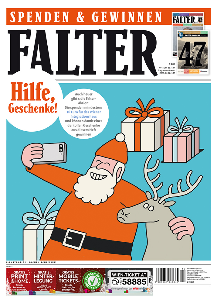 Cover Of The Falter Gift Magazine Jochen Schievink