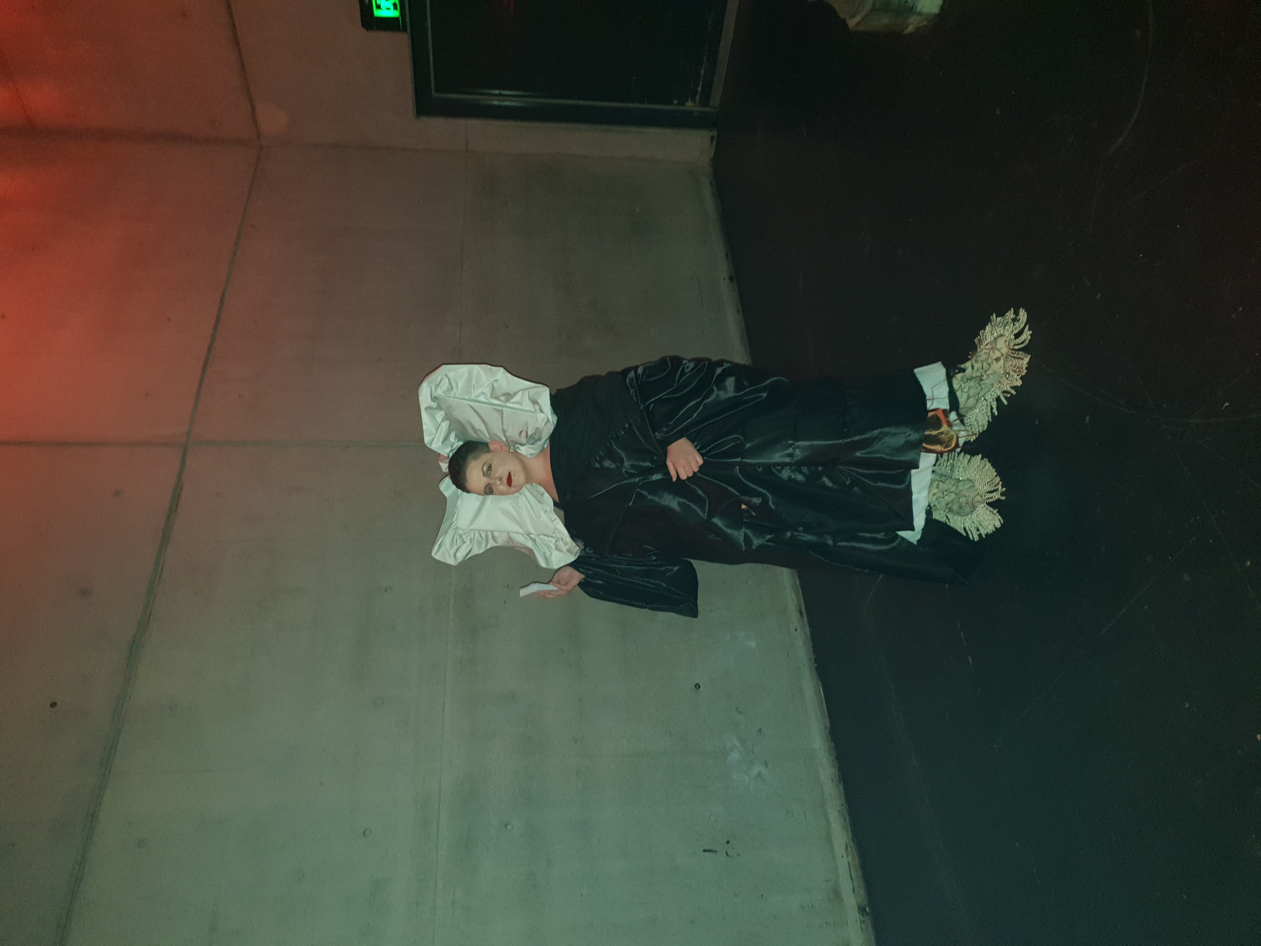 Sidney McMahon x Megan Hanson collaboration for Sidney's Day for Night, 2018 performance at Carriageworks. Photo: Megan Hanson