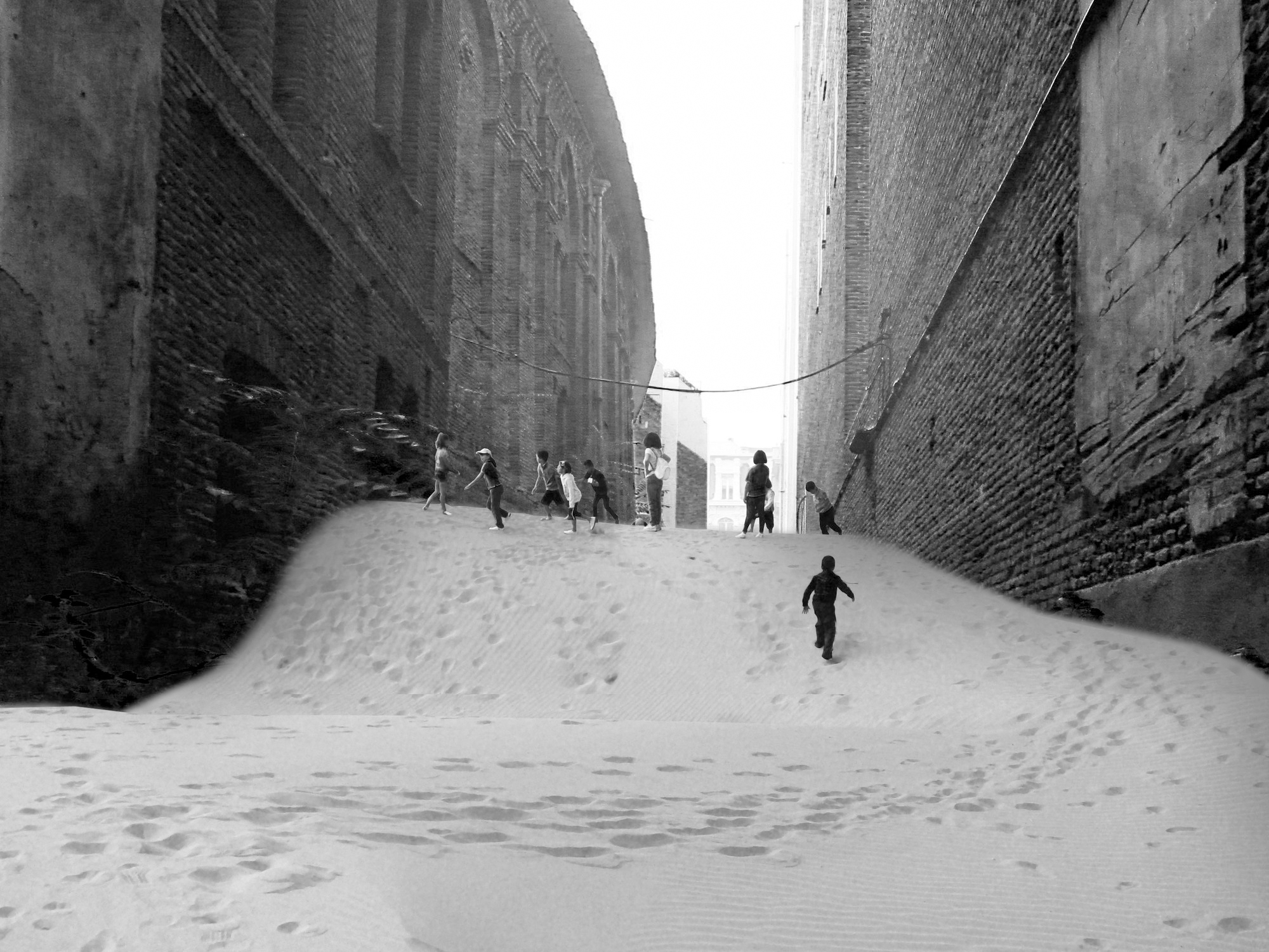 [fiesta], site-specific intervention, Winner - national open call, We-Traders, Goethe Institut, Matadero Madrid, 2014.