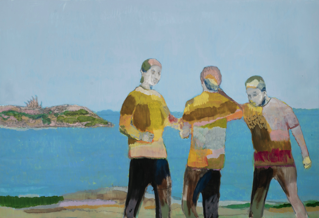 Morten Slettemeås By the Sea, 2025 Oil on canvas 78 3/4 x 118 1/8 in 200 x 300 cm
