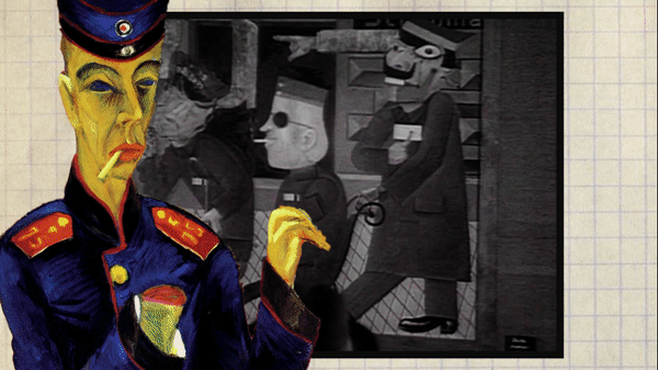 showcasing the works in color and those destroyed