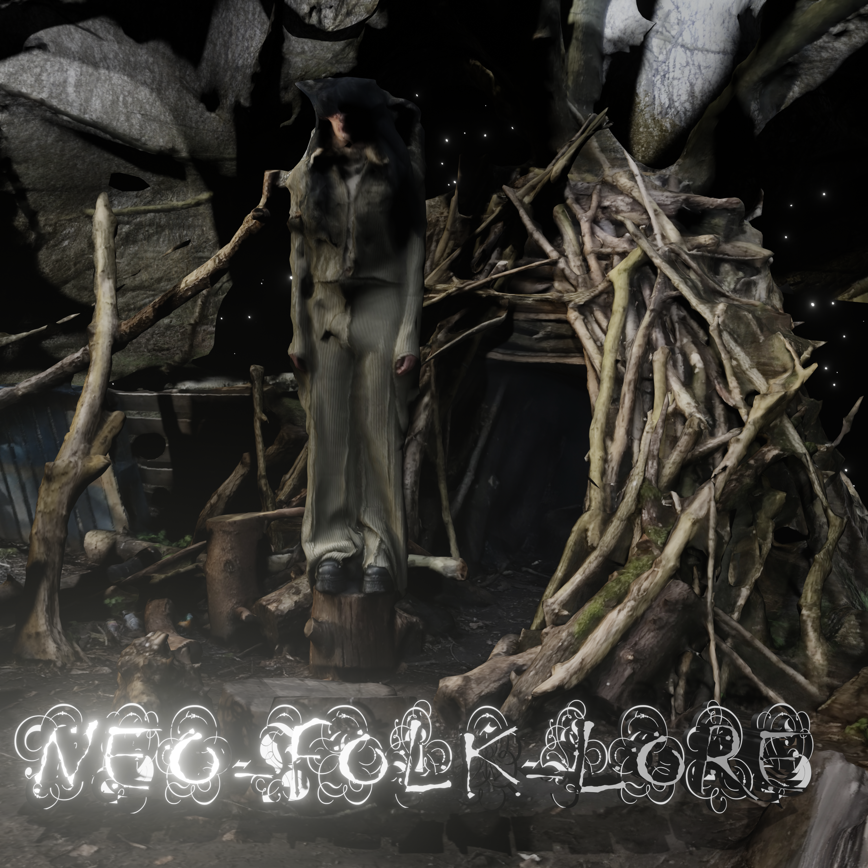 Graphic design and curation for NEO-FOLK-LORE exhibition 