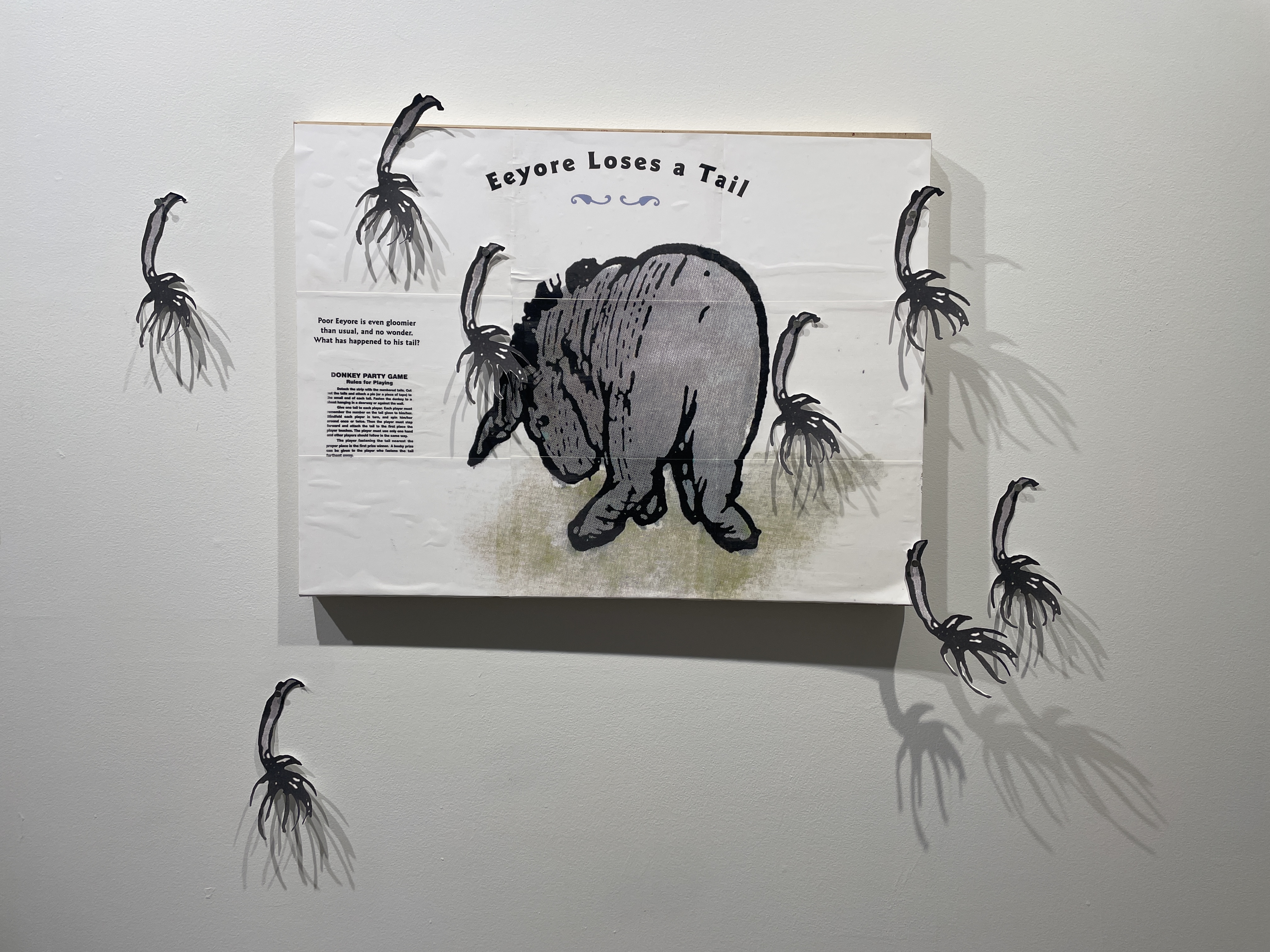 Eeyore Loses a Tail (2022) , 24x18 Inches