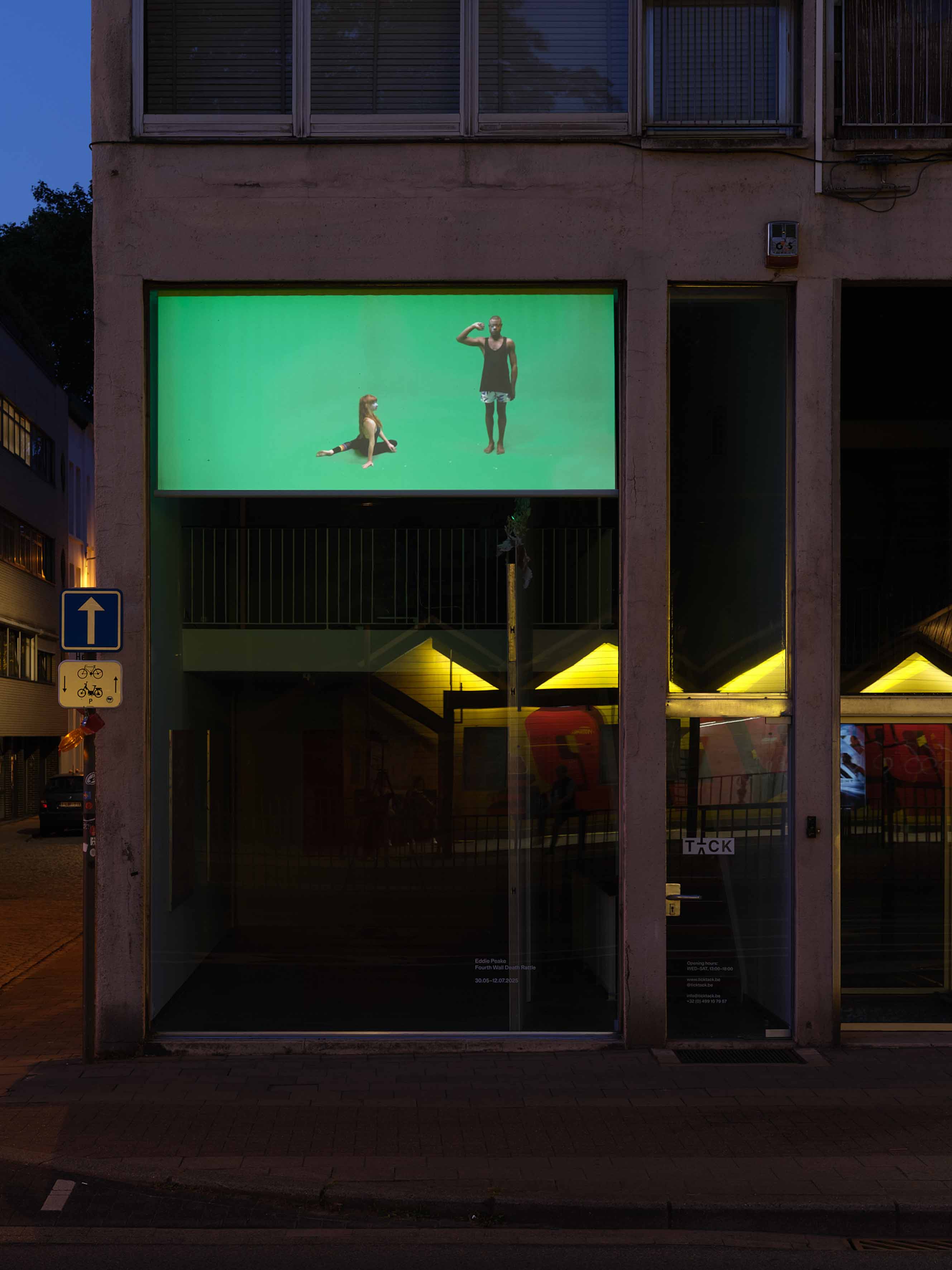 FOURTH WALL DEATH RATTLE by EDDIE PEAKE at TICK TACK [from 20250530 to 20250712] [Photo: WeDocumentArt] 