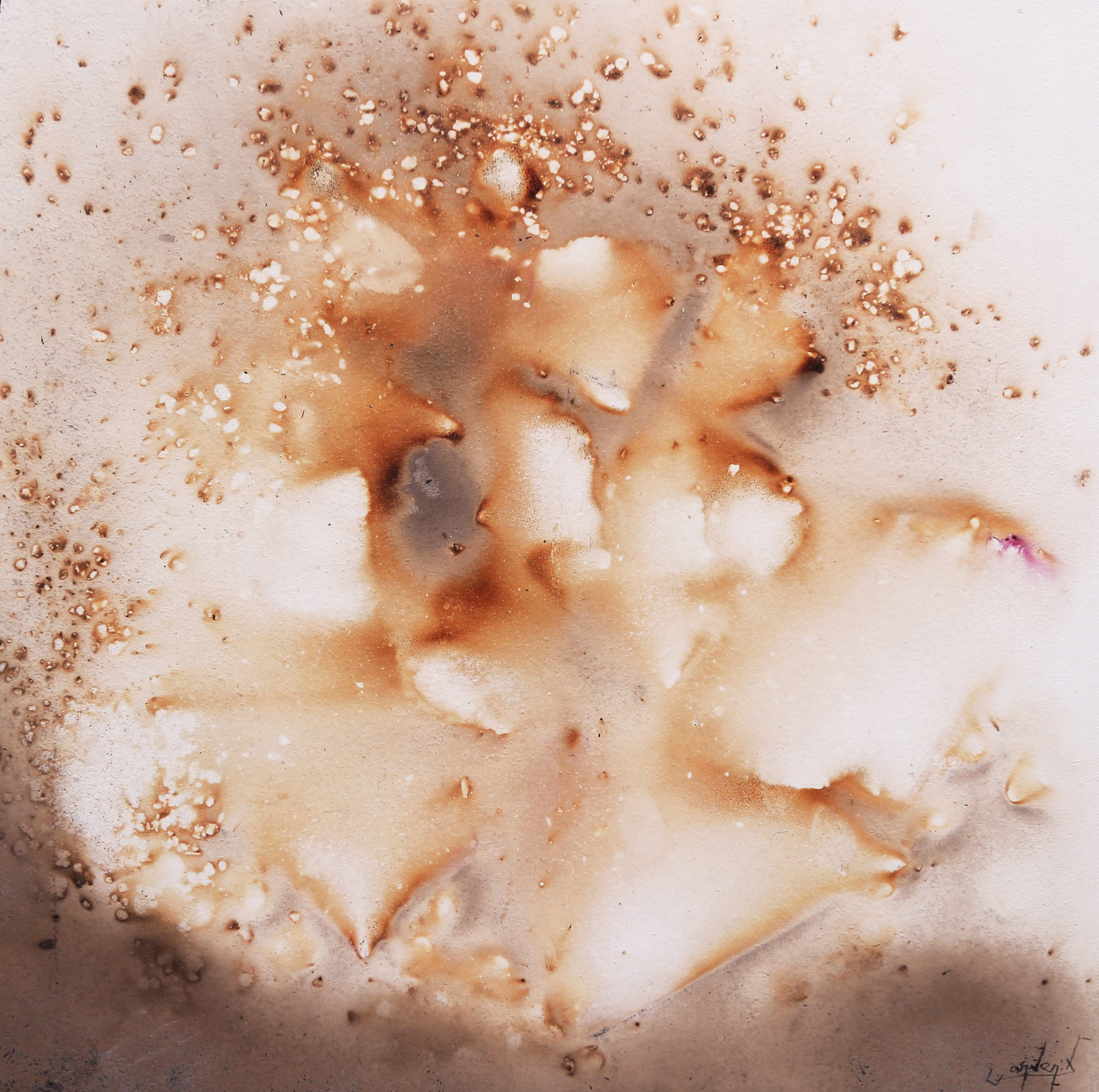 The Beginning Of The Something Terrible(40 x 40 cm)