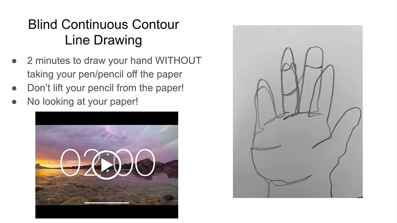 5 Hand Drawing Exercises PPT (Overview)