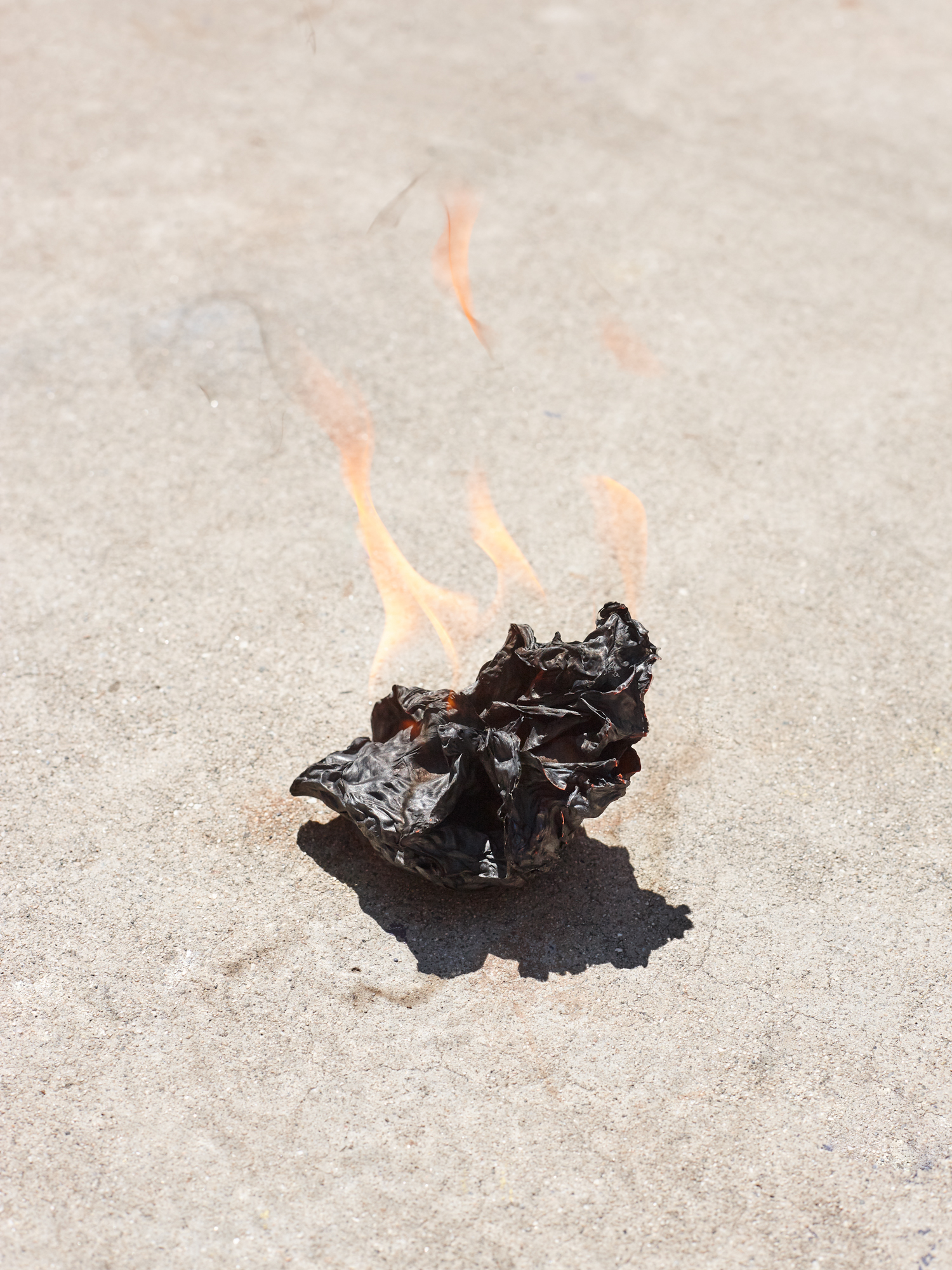 Liquid Smoke Experiment (Telotype #166), Hi Point Street, Los Angeles, April 2021.