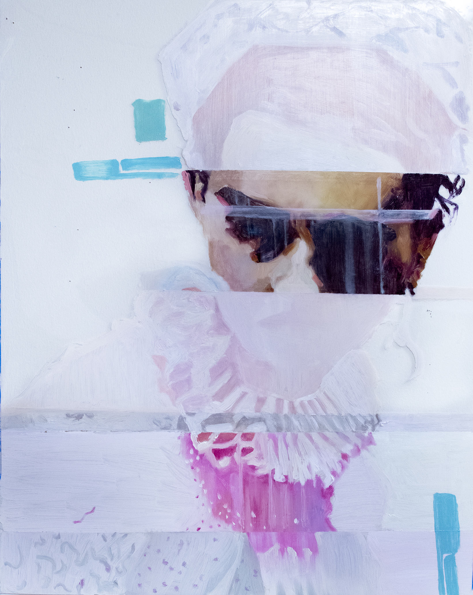 oil on archival polyester, 24” x 19”