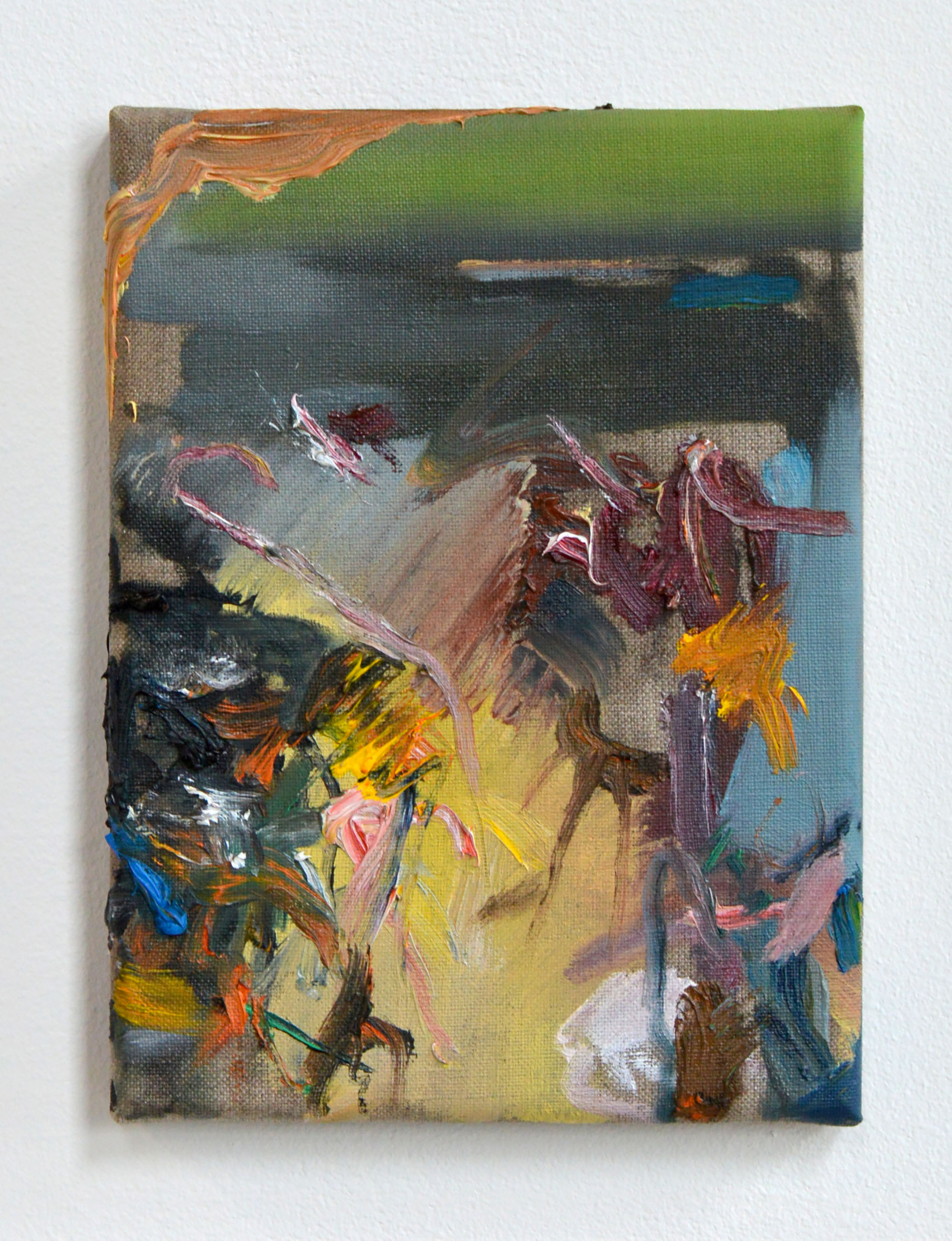 It's better to burn out than to fade away, oil on linen, 18 x 24 cm , 2021